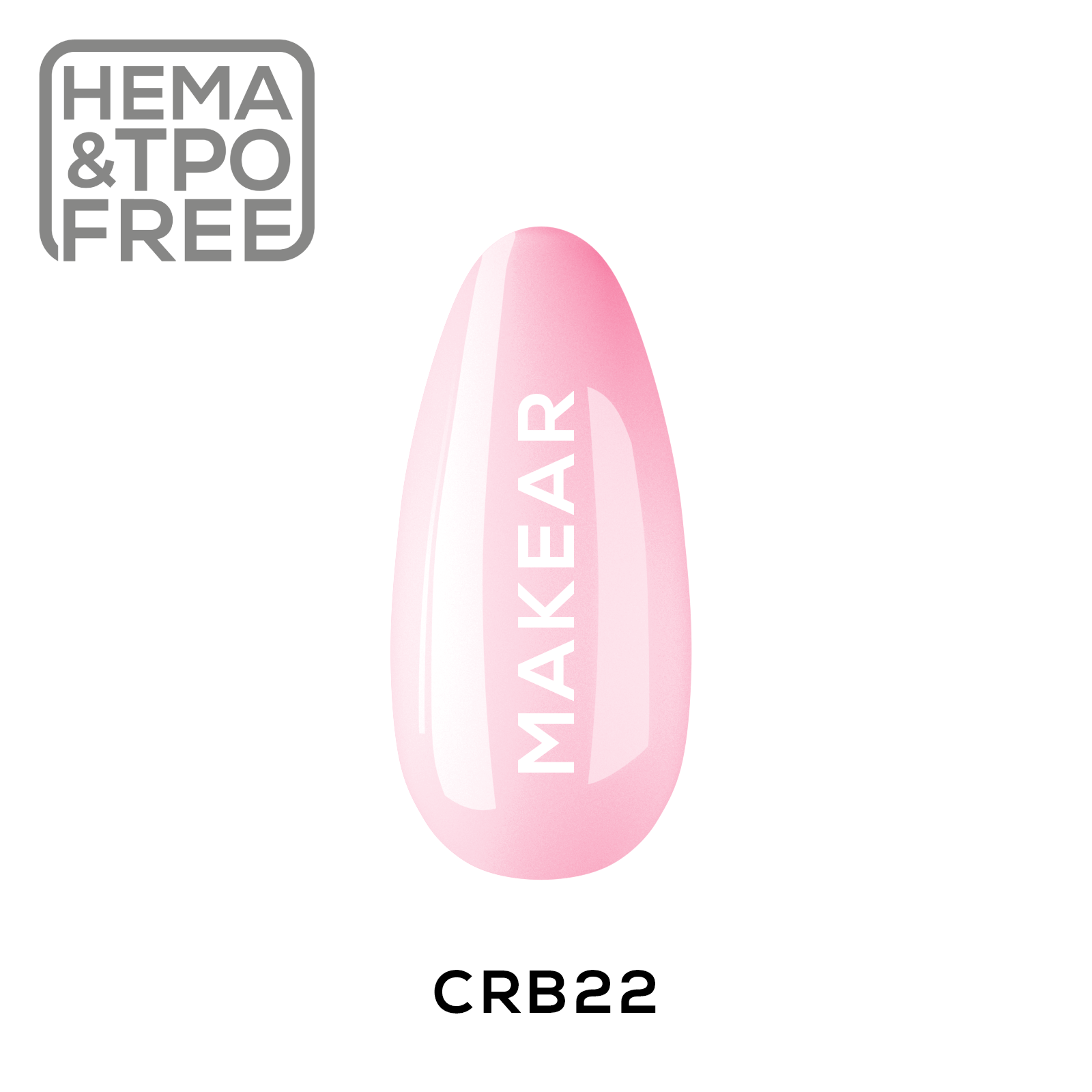 Rubber Base CRB22 - Petal Pastel - 8 ml-Gelpolish Base-MAKEAR-NR Kosmetik