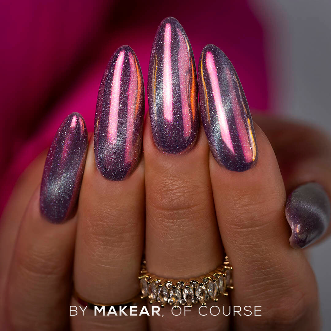 Rubber Base ERB02 - Sweetie, Cat Eye - 8 ml-Gelpolish Base-MAKEAR-NR Kosmetik