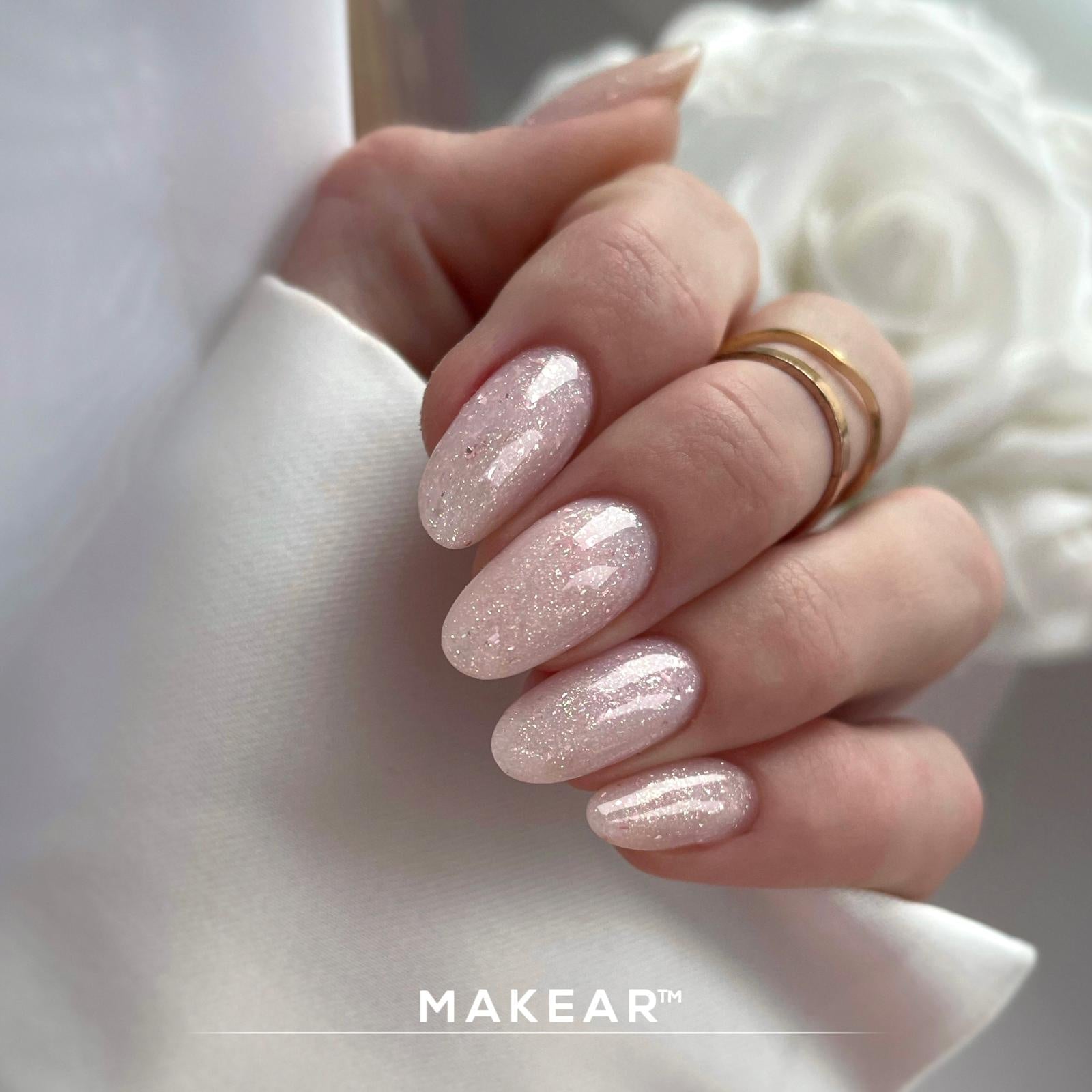 Gel & Go GG20 - Glitter Milky-uv gel opbygning-MAKEAR-15 ml-NR Kosmetik