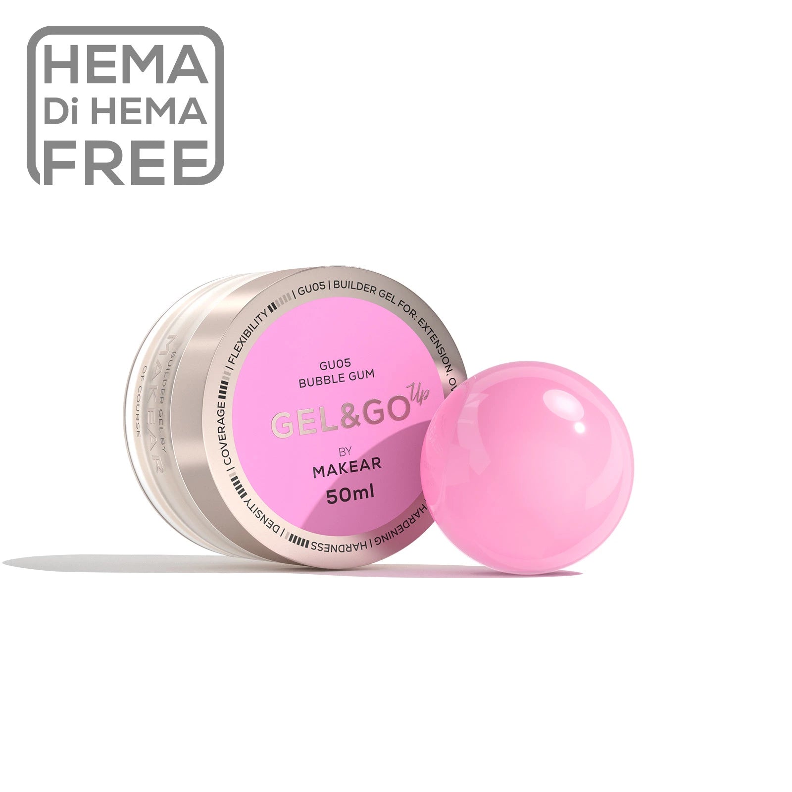 Gel & Go Up GU05 - Bubble Gum-Gele-MAKEAR-50 ml-NR Kosmetik