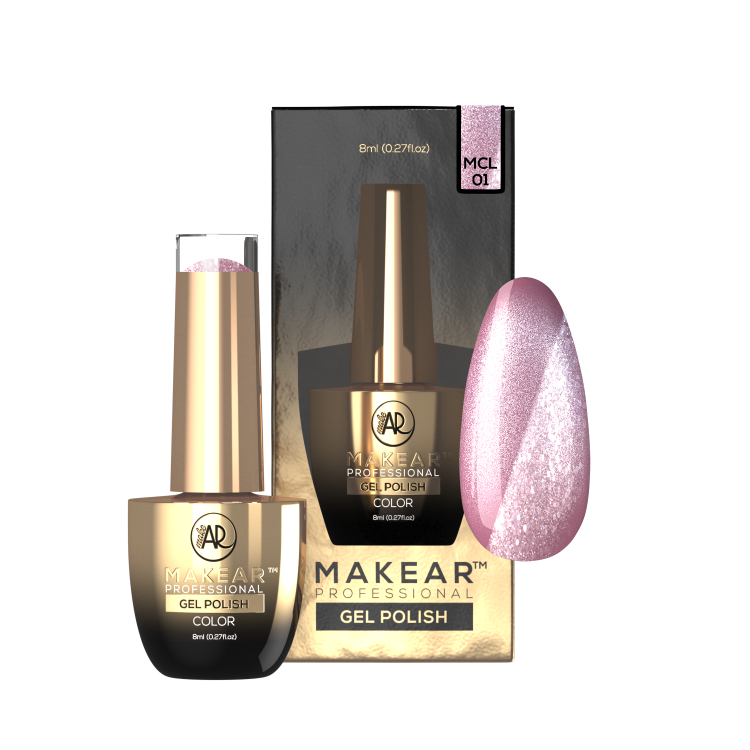 Gelpolish - MCL01 MAKEAR-Gelpolish-MAKEAR-NR Kosmetik
