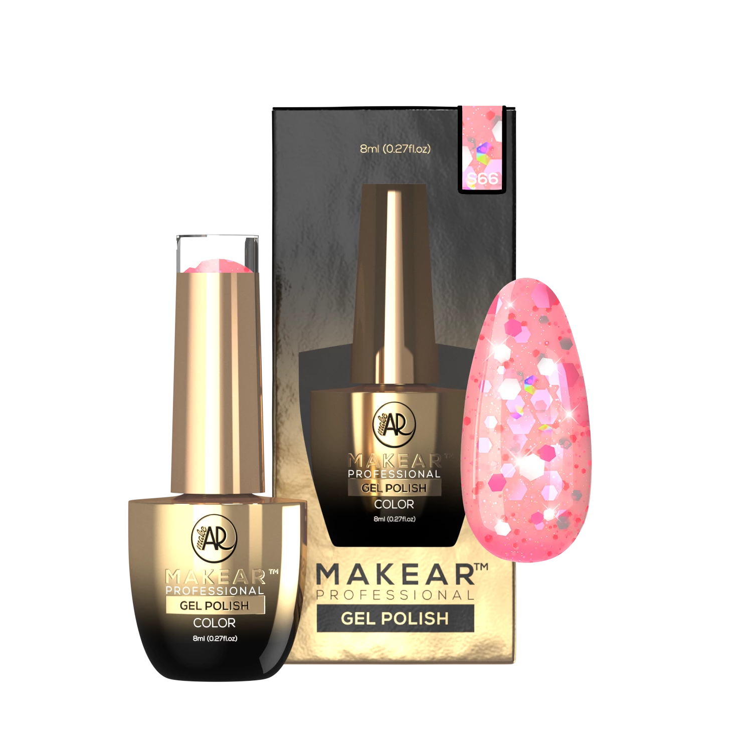 Gelpolish - S66 MAKEAR-Gelpolish-MAKEAR-NR Kosmetik