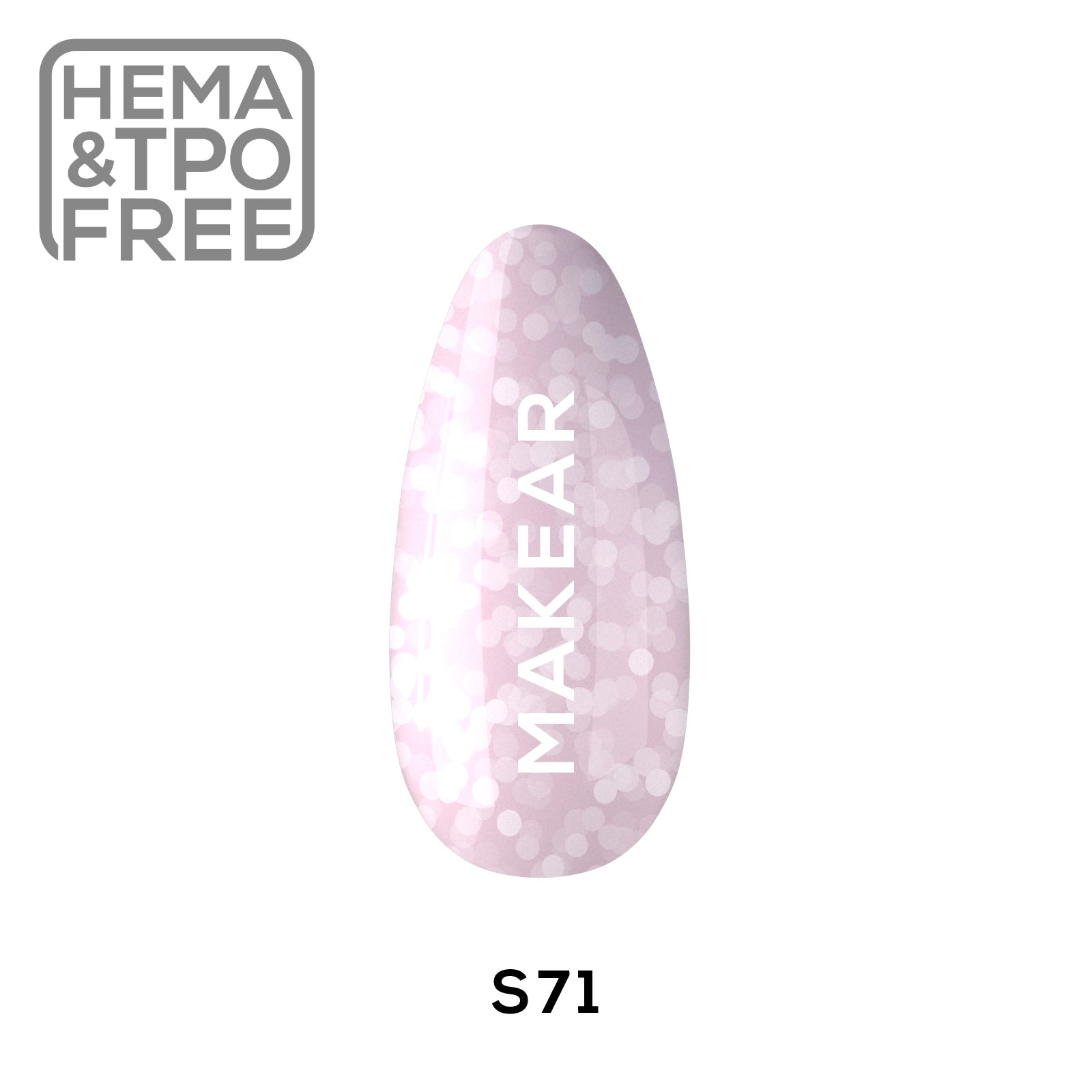 Gelpolish - S71 MAKEAR-Gelpolish-MAKEAR-NR Kosmetik