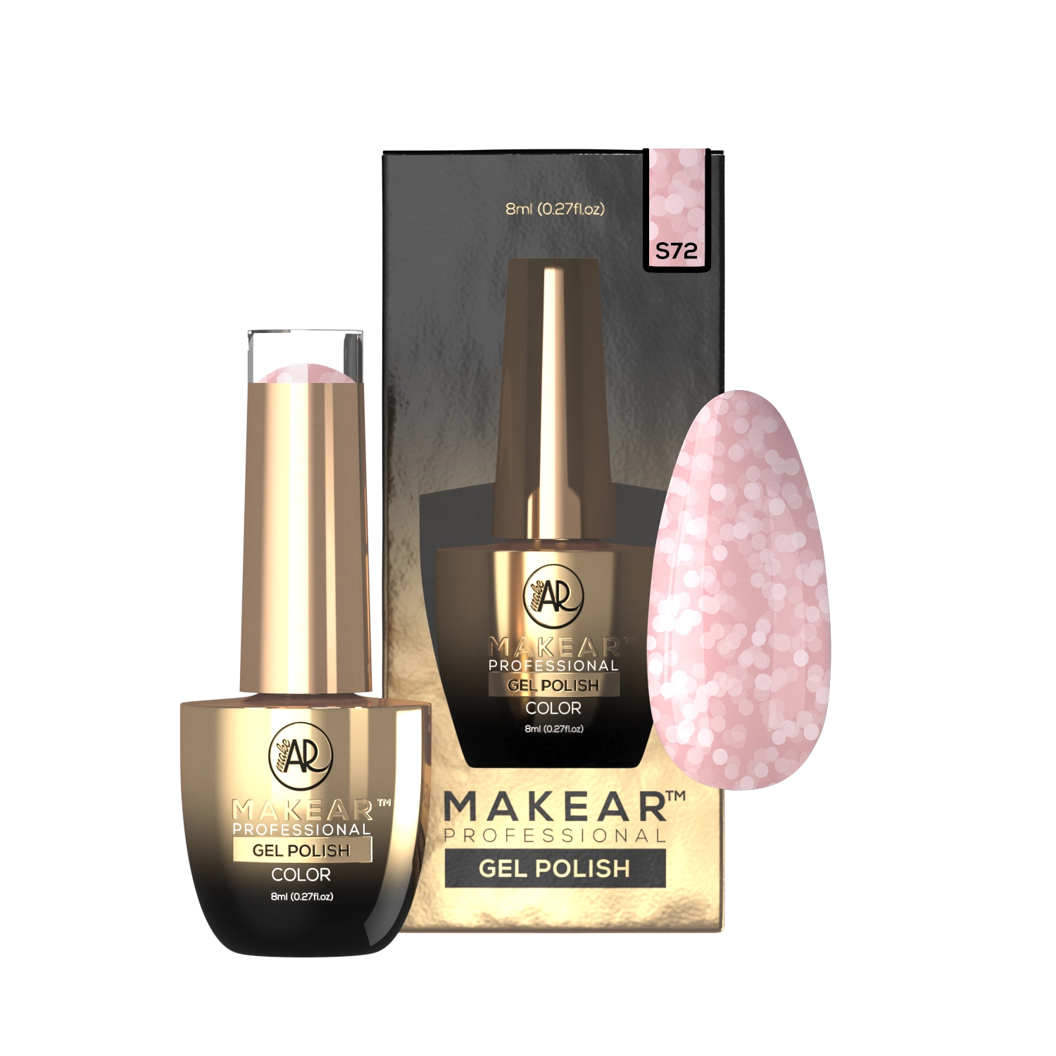 Gelpolish - S72 MAKEAR-Gelpolish-MAKEAR-NR Kosmetik