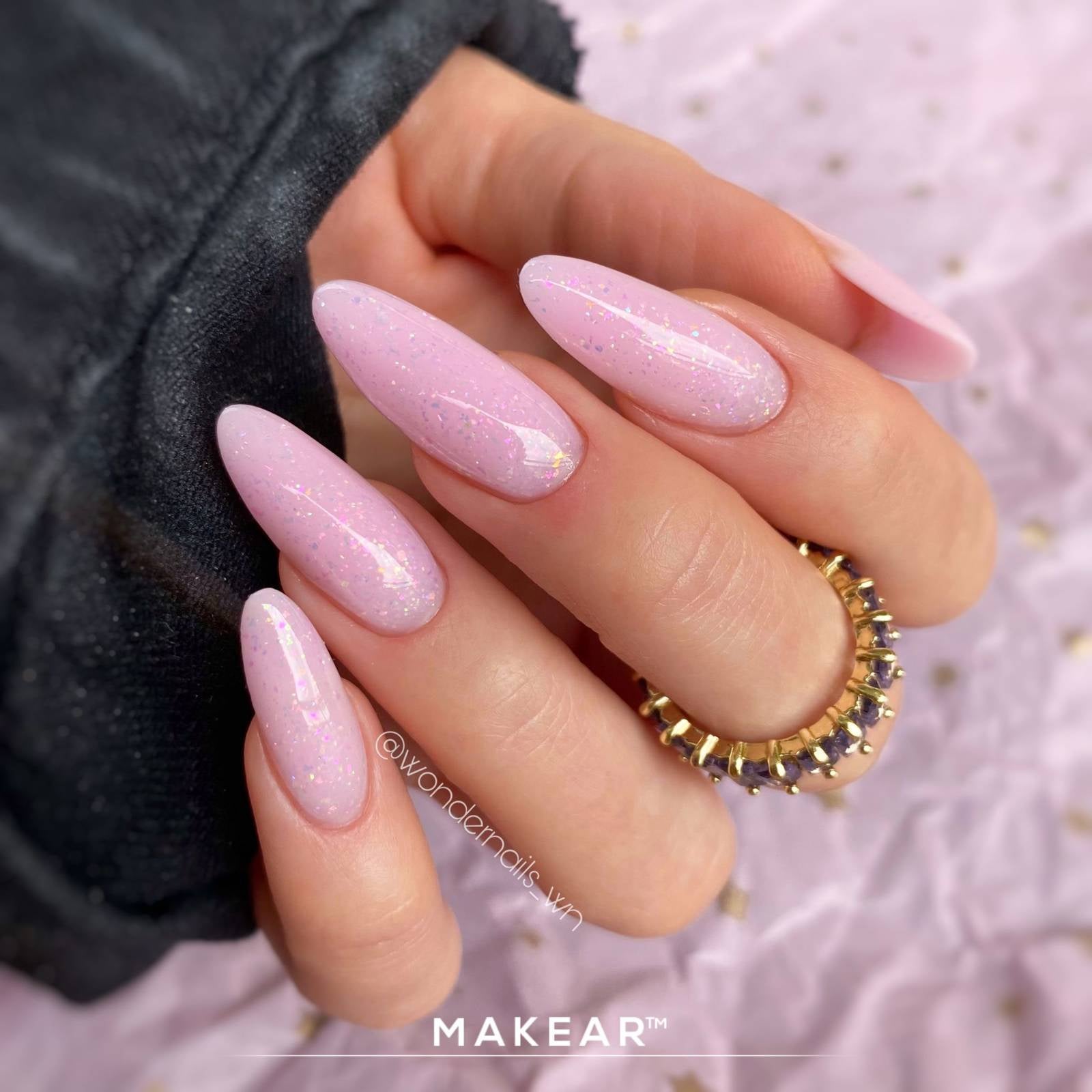 Rubber Base SRB03 - Andromeda, Sparkling - 8 ml-Gelpolish Base-MAKEAR-NR Kosmetik