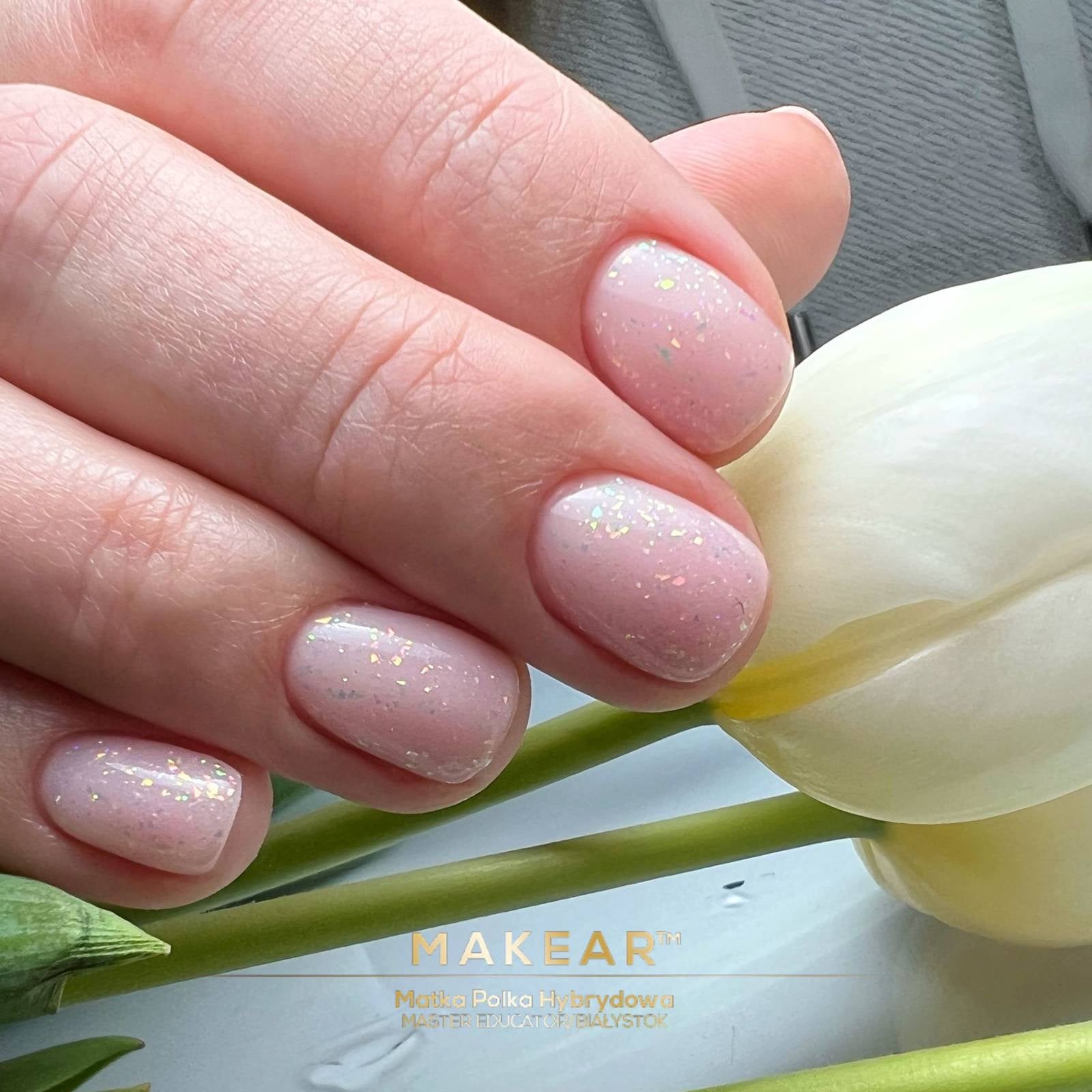 Rubber Base SRB04 - Sagitta, Sparkling - 8 ml-Gelpolish Base-MAKEAR-NR Kosmetik