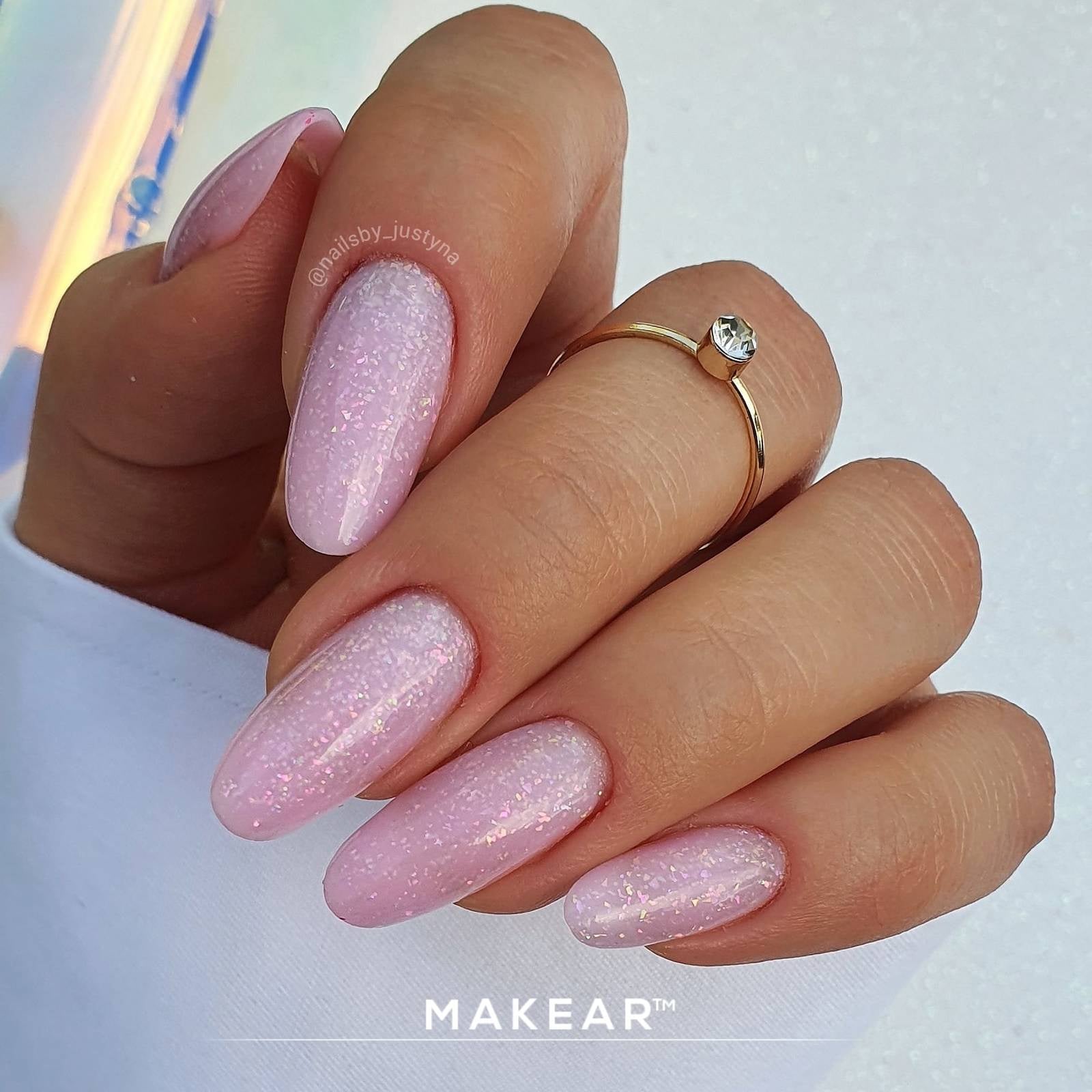 Rubber Base SRB05 - Perseus, Sparkling - 8 ml-Gelpolish Base-MAKEAR-NR Kosmetik