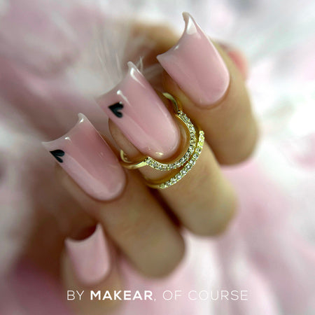 Geltix GT02 - Secret Pink-uv gel opbygning-MAKEAR-15 ml-NR Kosmetik