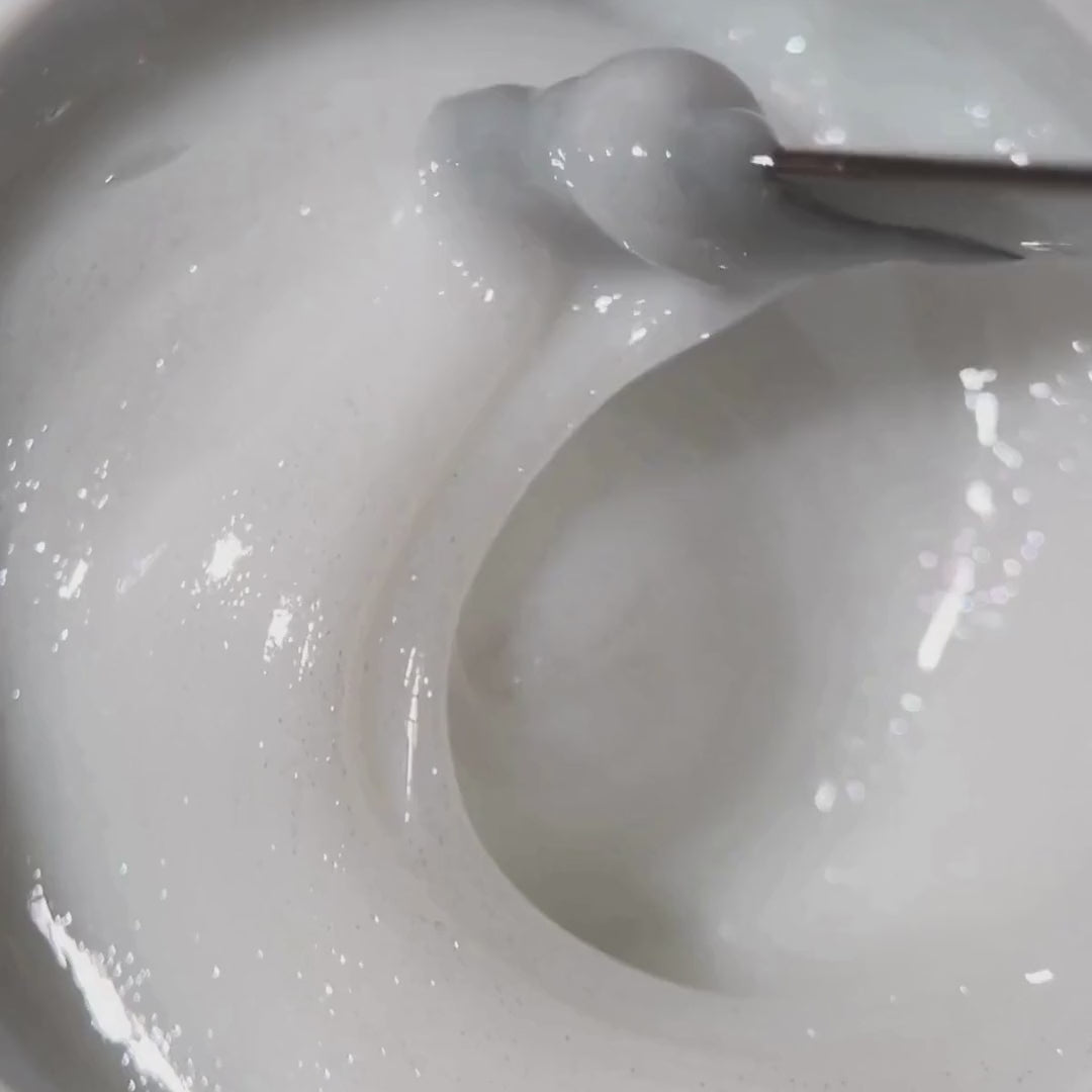Thixo Builder Gel Sparkle White 15 g-uv gel opbygning-Semilac-NR Kosmetik