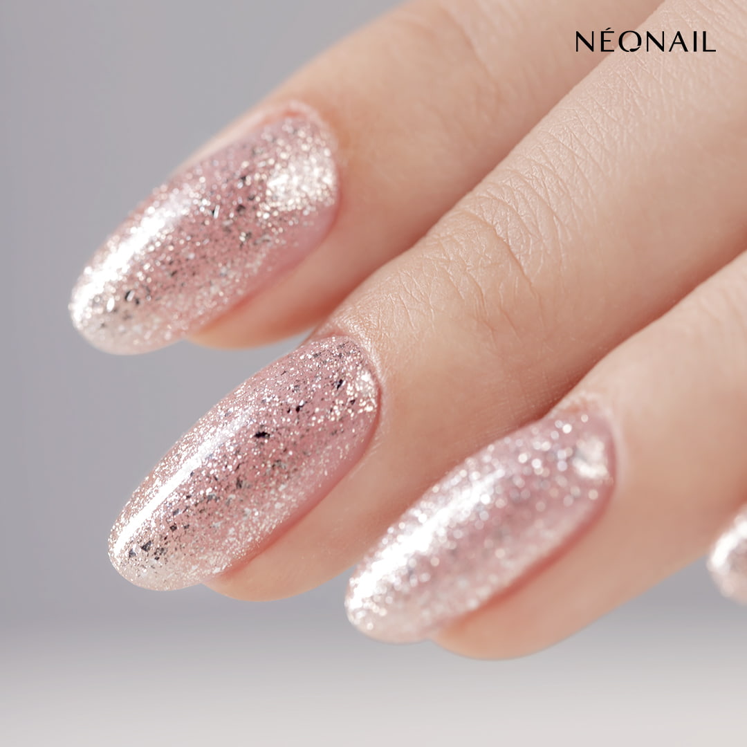 Glitter Effect Base Rose Twinkle 9882-7 - 7,2 ml-UV Hybrid TOP/BASE-NeoNail-NR Kosmetik