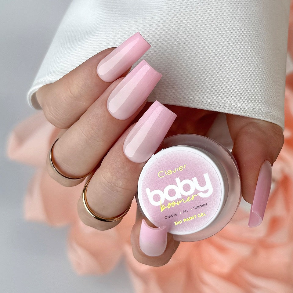 P04 Baby Boomer/Ombre Gel - Pinkelle - 3 g-Nail Art-Clavier-NR Kosmetik