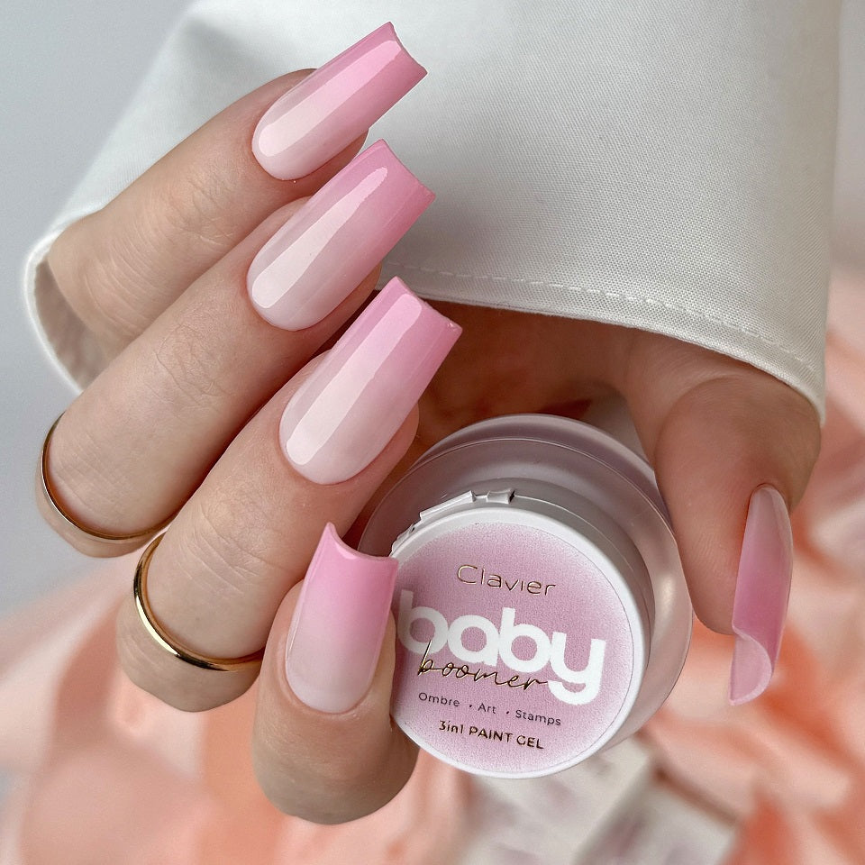 P01 Baby Boomer/Ombre Gel - Roselle - 3 g-Nail Art-Clavier-NR Kosmetik