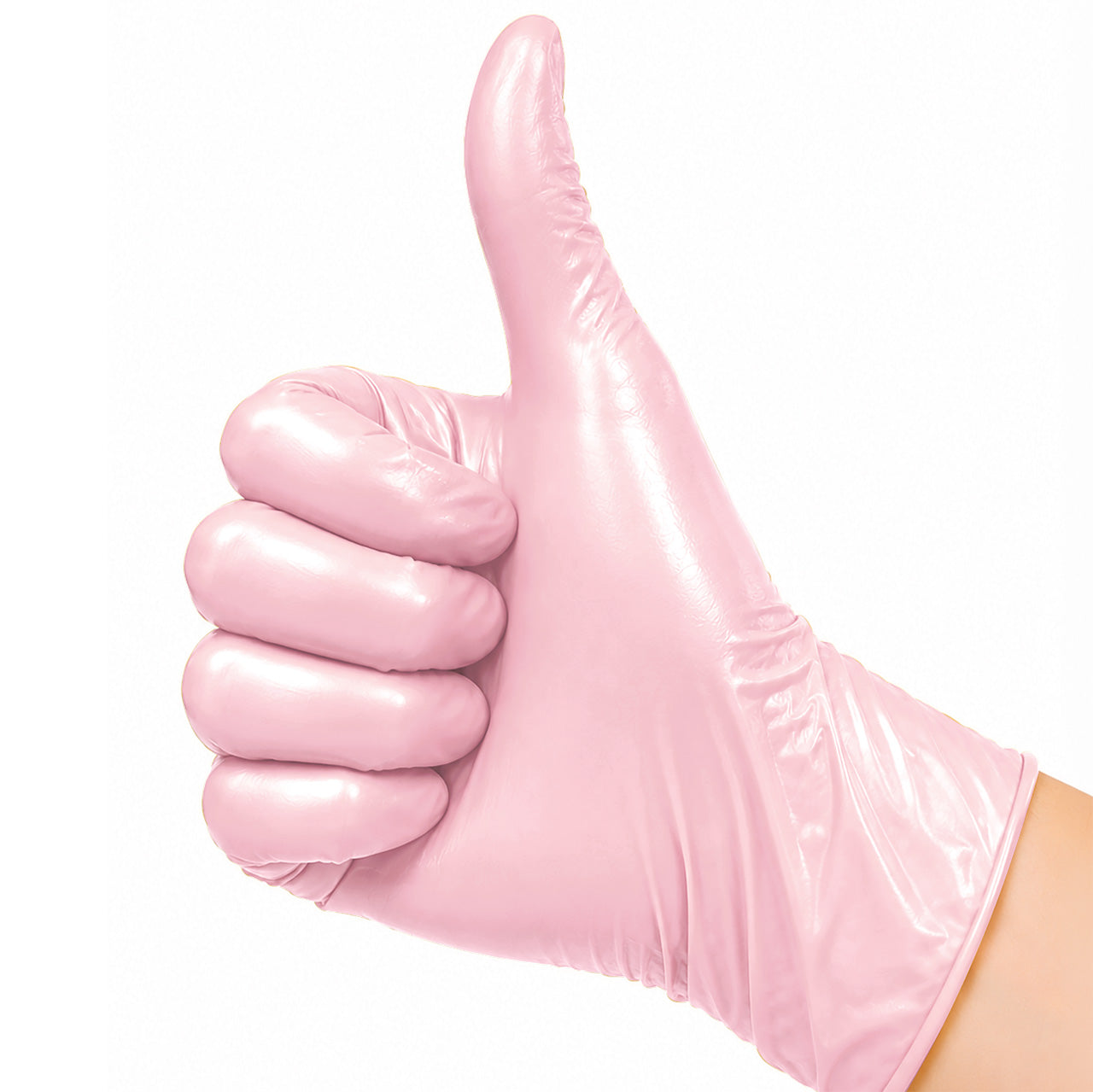 Nitrilhandsker - Pink - 50 stk-Handsker-Clavier-S-NR Kosmetik