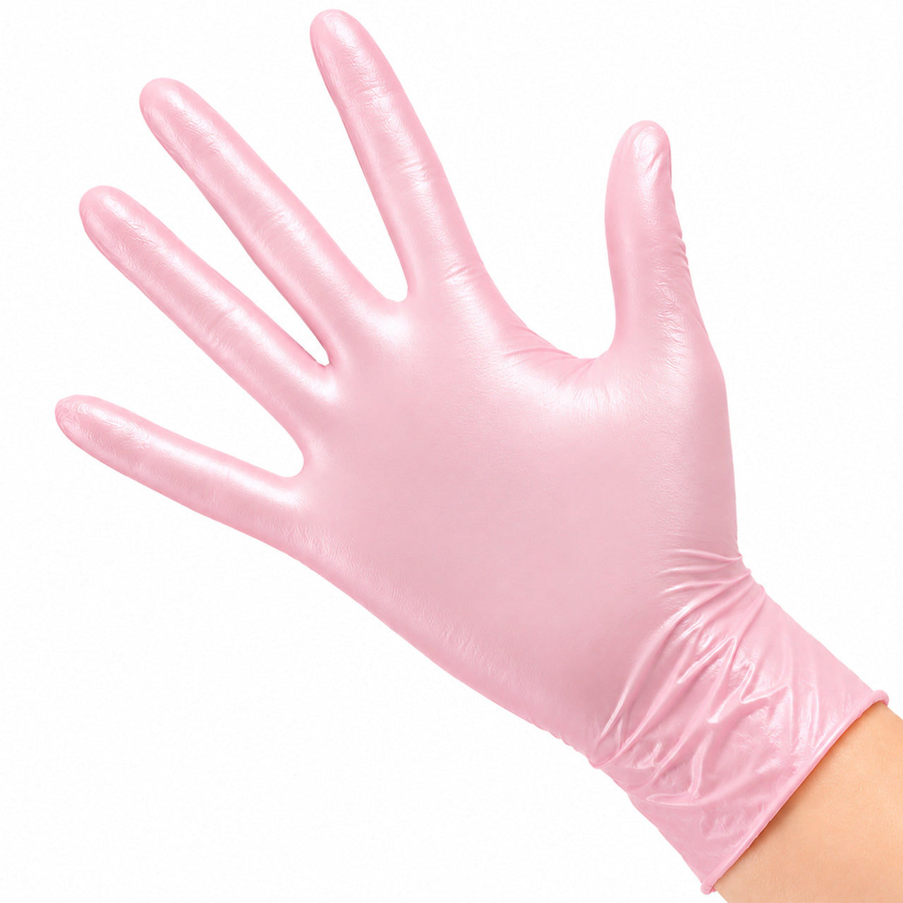 Nitrilhandsker - Pink - 50 stk-Handsker-Clavier-S-NR Kosmetik