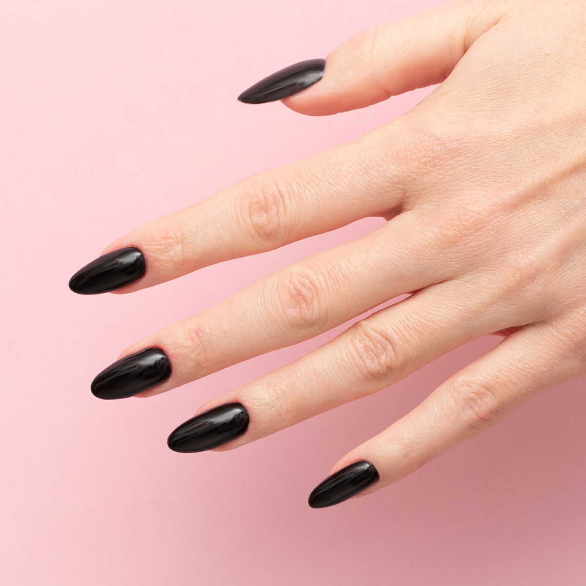 One Step Glossy Gelpolish - The Black S190 - 7 ml-3i1-Semilac-NR Kosmetik