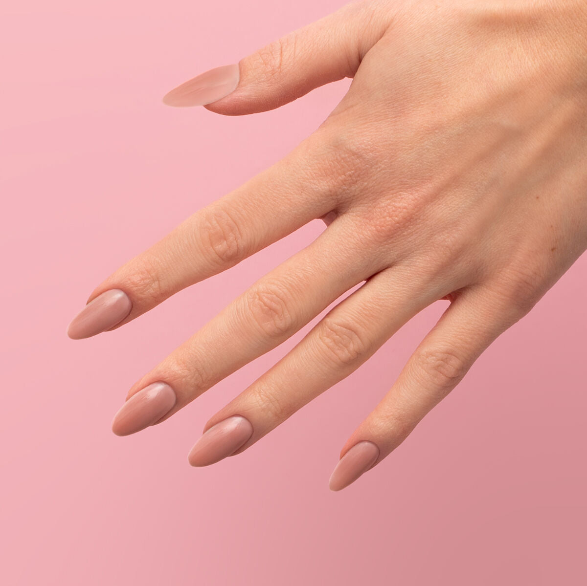 One Step Glossy Gelpolish - Peach Beige S235 - 7 ml-3i1-Semilac-NR Kosmetik