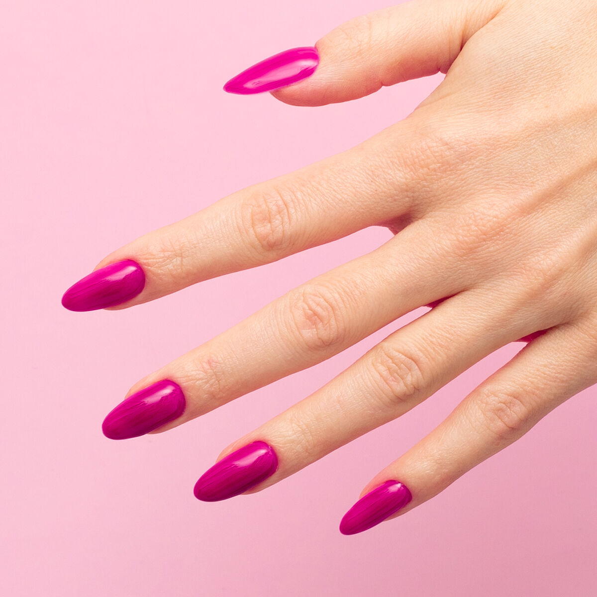 One Step Glossy Gelpolish - Bright Purple S595 - 7 ml-3i1-Semilac-NR Kosmetik