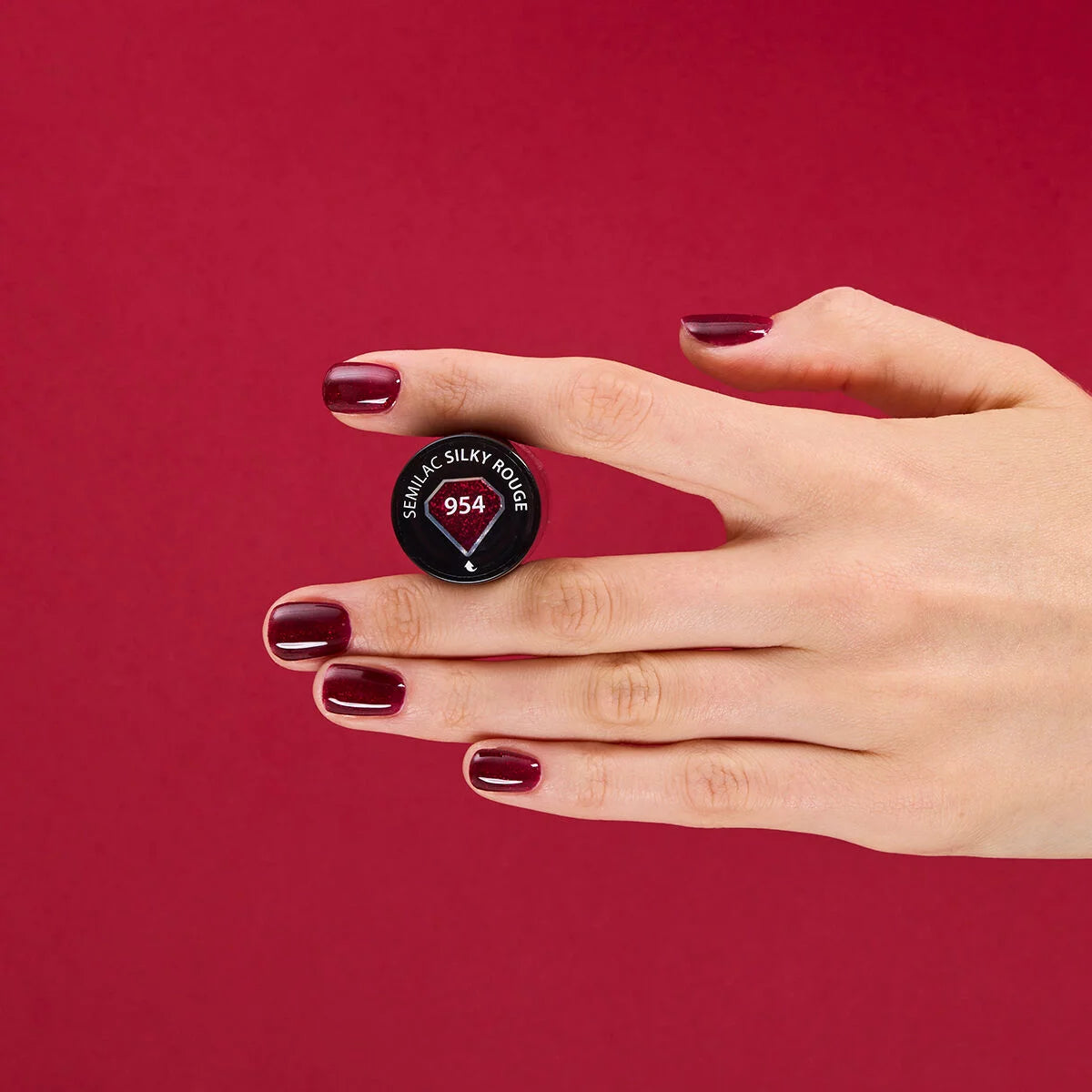 UV Hybrid 954 Silky Rouge 7 ml-UV Hybrid-Semilac-NR Kosmetik