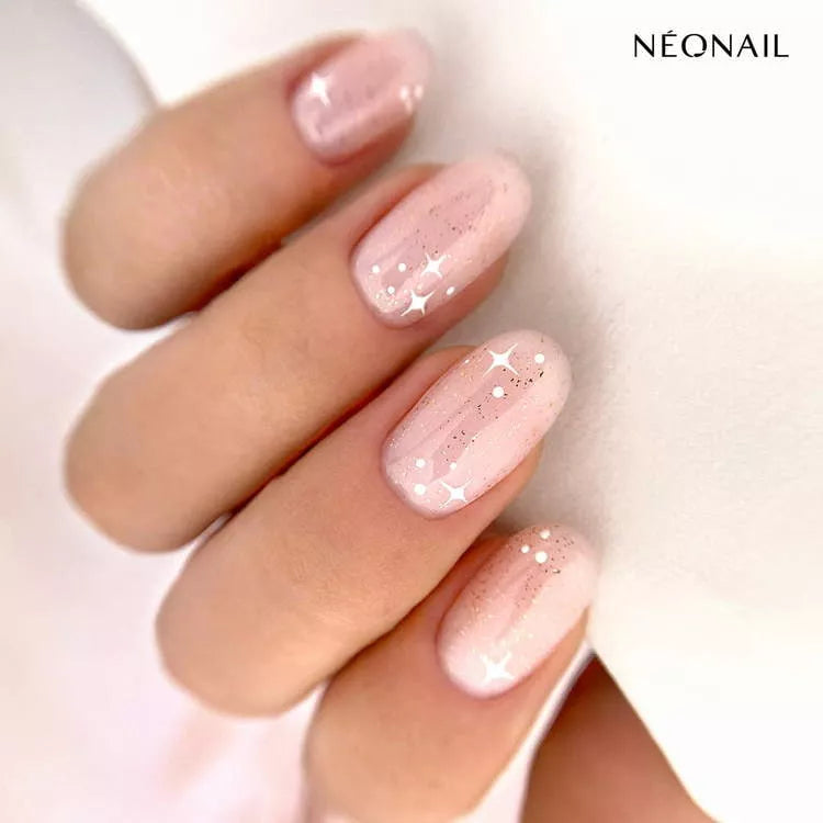 Top Glow Rose Gold Flakes 9722-7 - 7,2 ml *-UV Hybrid TOP/BASE-NeoNail-NR Kosmetik