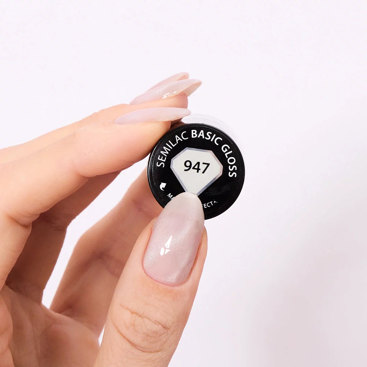 Gelpolish 947 Basic Gloss - 7 ml-UV Hybrid-Semilac-NR Kosmetik