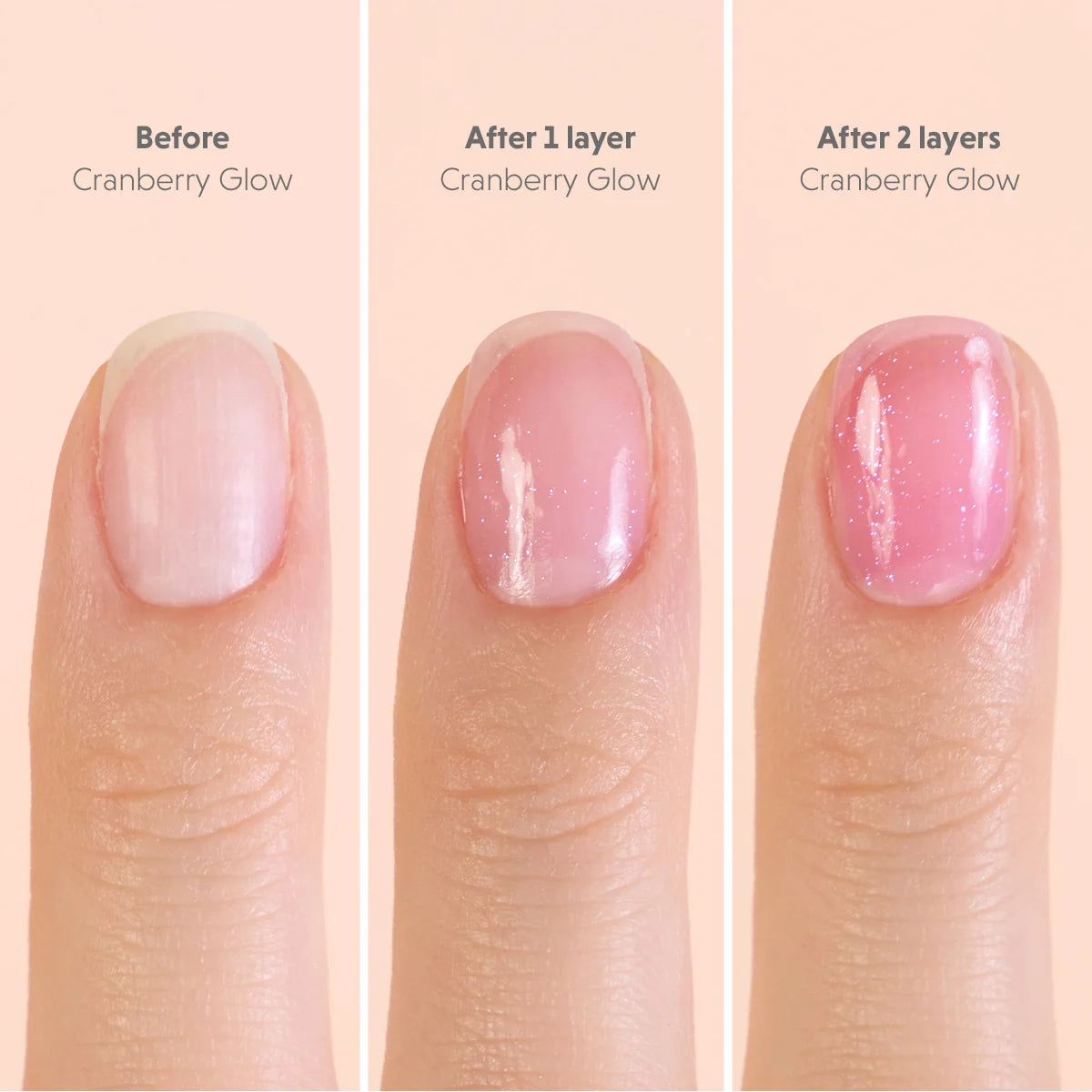 Nail Perfector Cranberry Glow Treatment - 9 ml-Pleje-Semilac-NR Kosmetik