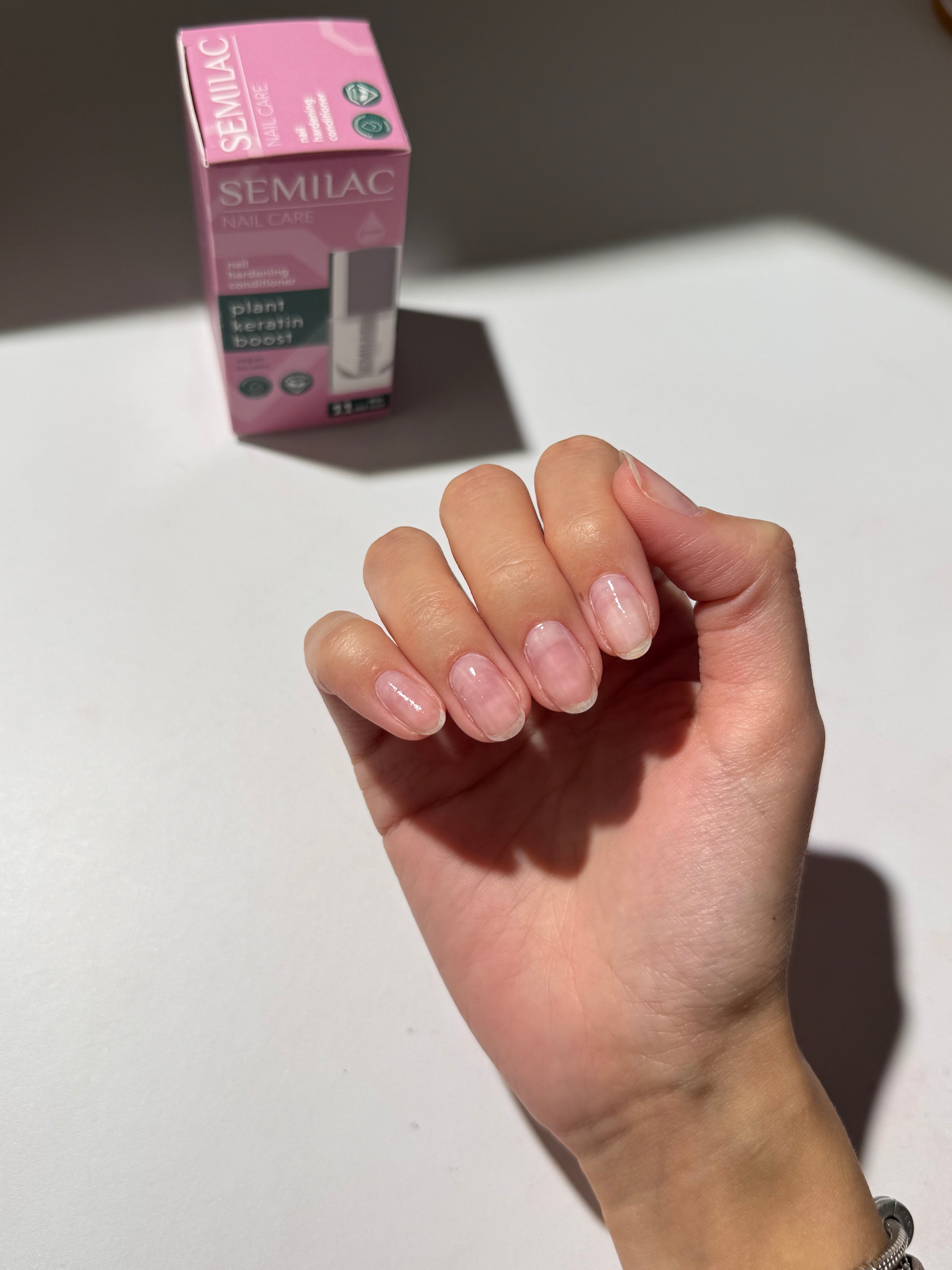 Plant Keratin Boost - Nail Hardening Conditioner - 11 ml-Pleje-Semilac-NR Kosmetik