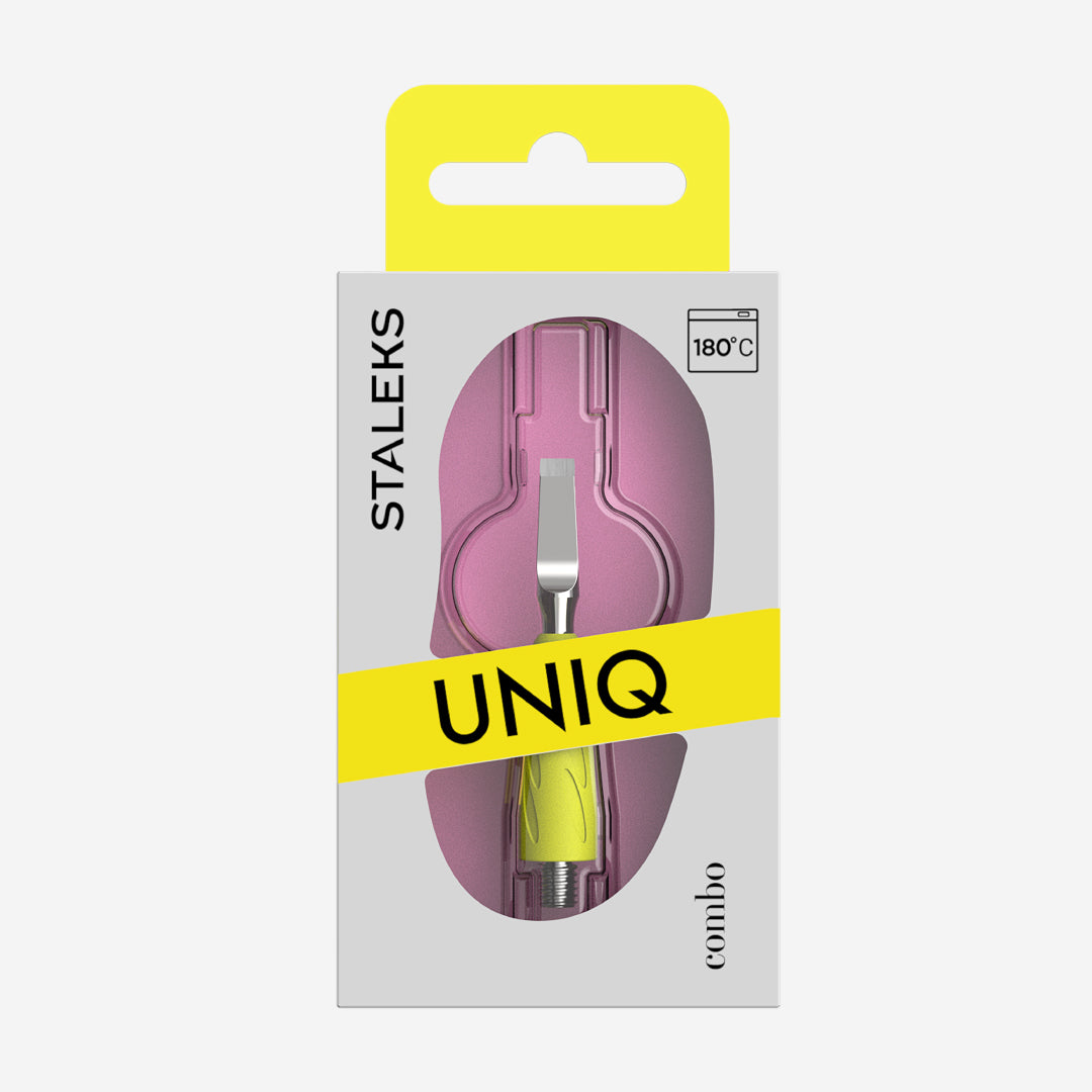 Gul Lige Klinge - UNIQ 15 - COMBO-Værktøj-STALEKS-NR Kosmetik