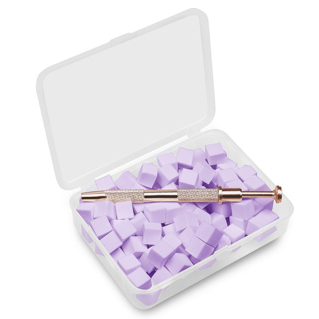 Mini Ombre Svampe - Lilla - 100 stk-Brand accessories-Clavier-NR Kosmetik