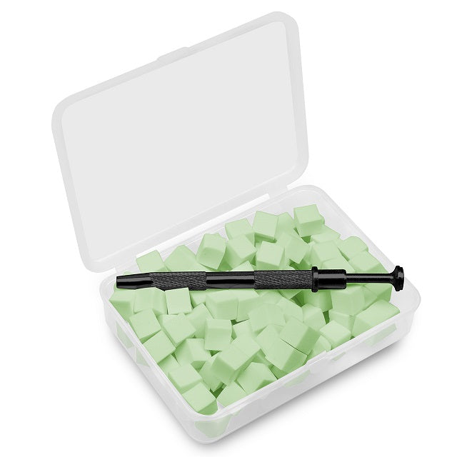 Mini Ombre Svampe - Grøn - 100 stk-Brand accessories-Clavier-NR Kosmetik