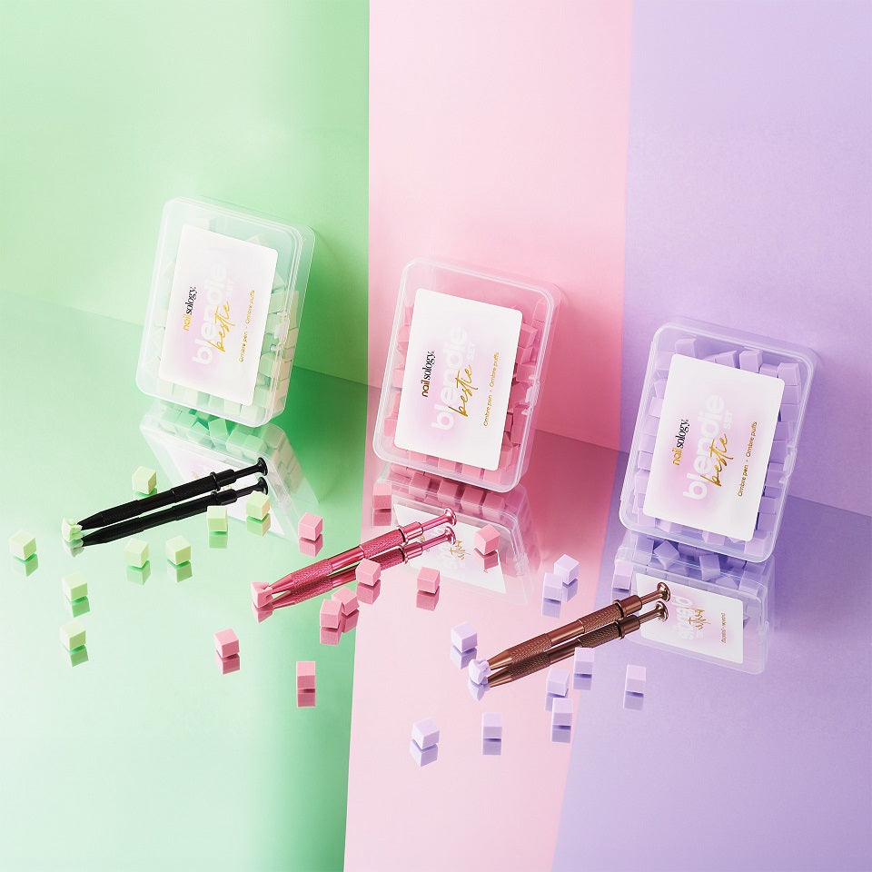 Mini Ombre Svampe - Grøn - 100 stk-Brand accessories-Clavier-NR Kosmetik