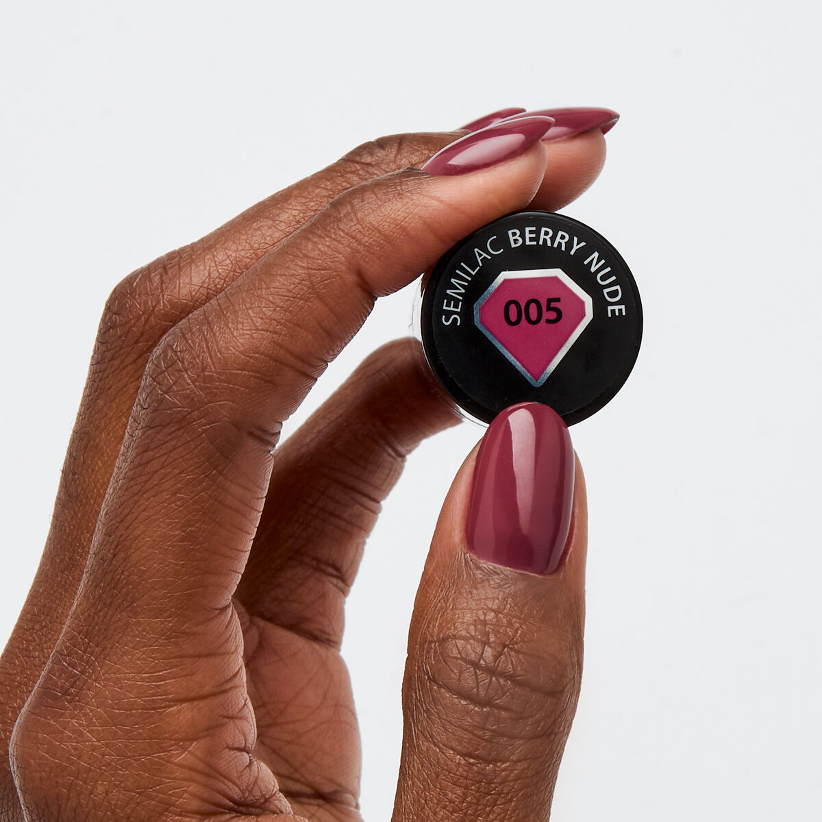 Gelpolish 005 Berry Nude - 7 ml-UV Hybrid-Semilac-NR Kosmetik