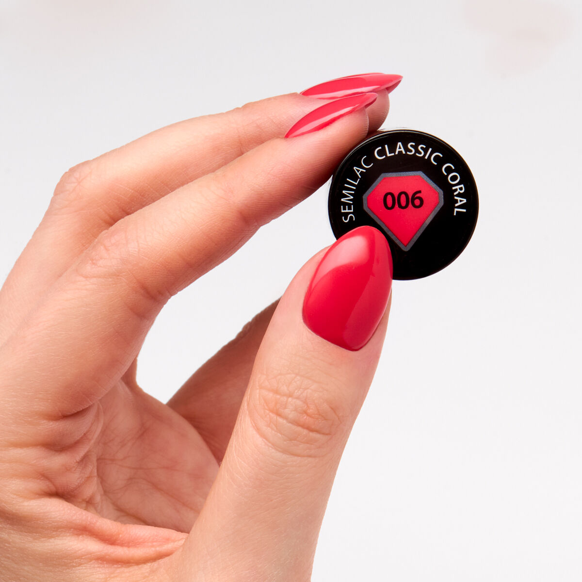 Gelpolish 006 Classic Coral - 7 ml-UV Hybrid-Semilac-NR Kosmetik