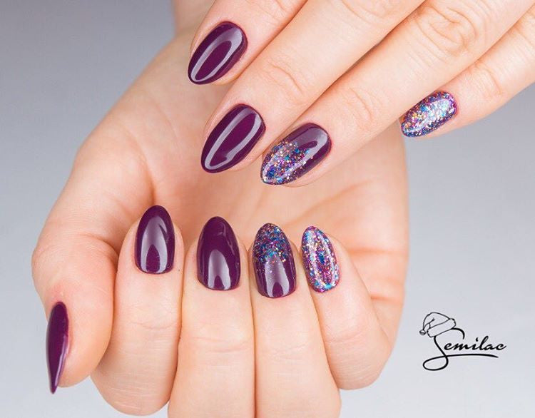 Gelpolish 015 Plum - 7 ml-UV Hybrid-Semilac-NR Kosmetik