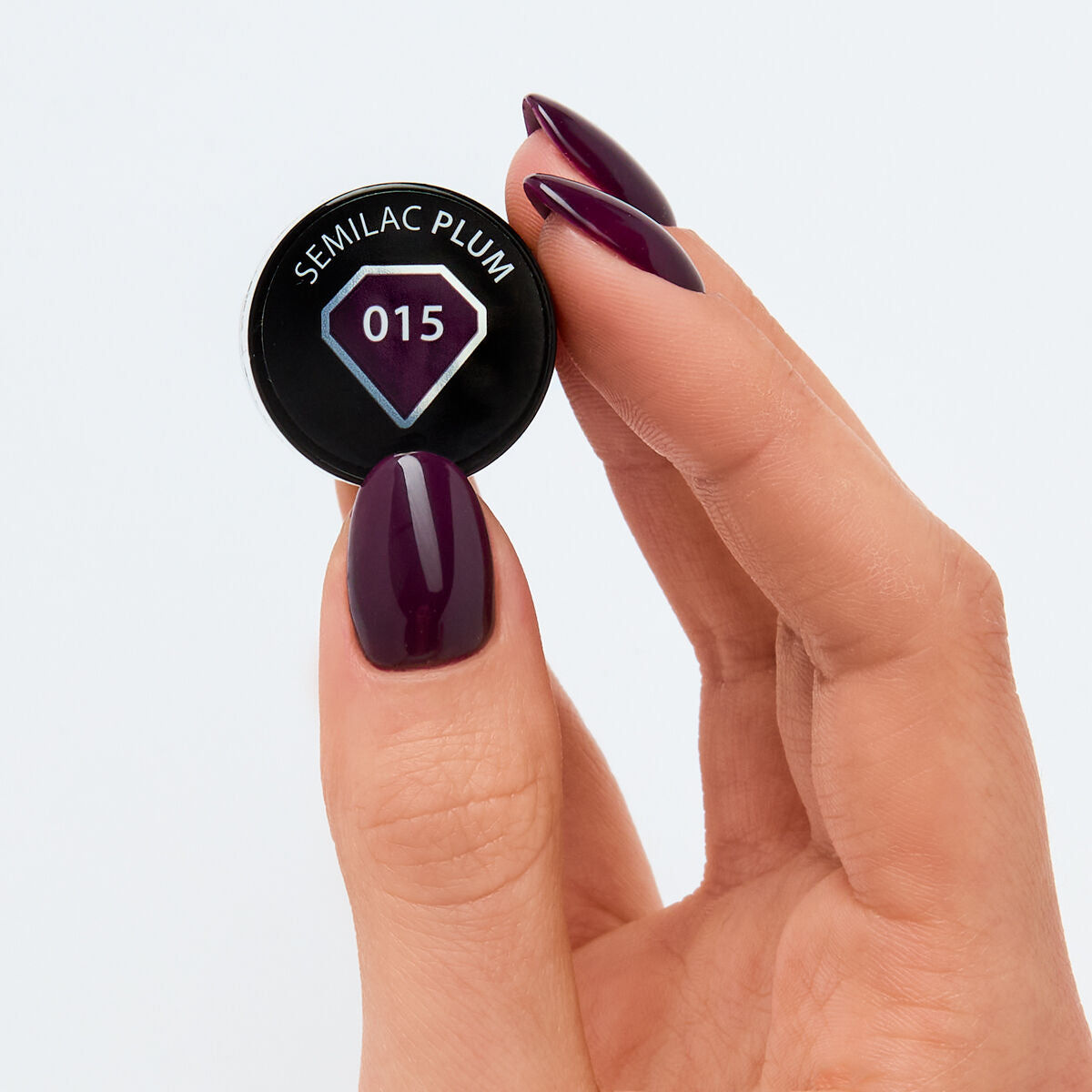 Gelpolish 015 Plum - 7 ml-UV Hybrid-Semilac-NR Kosmetik