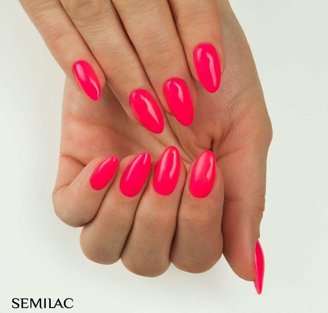 Gelpolish 042 Neon Raspberry - 7 ml-UV Hybrid-Semilac-NR Kosmetik