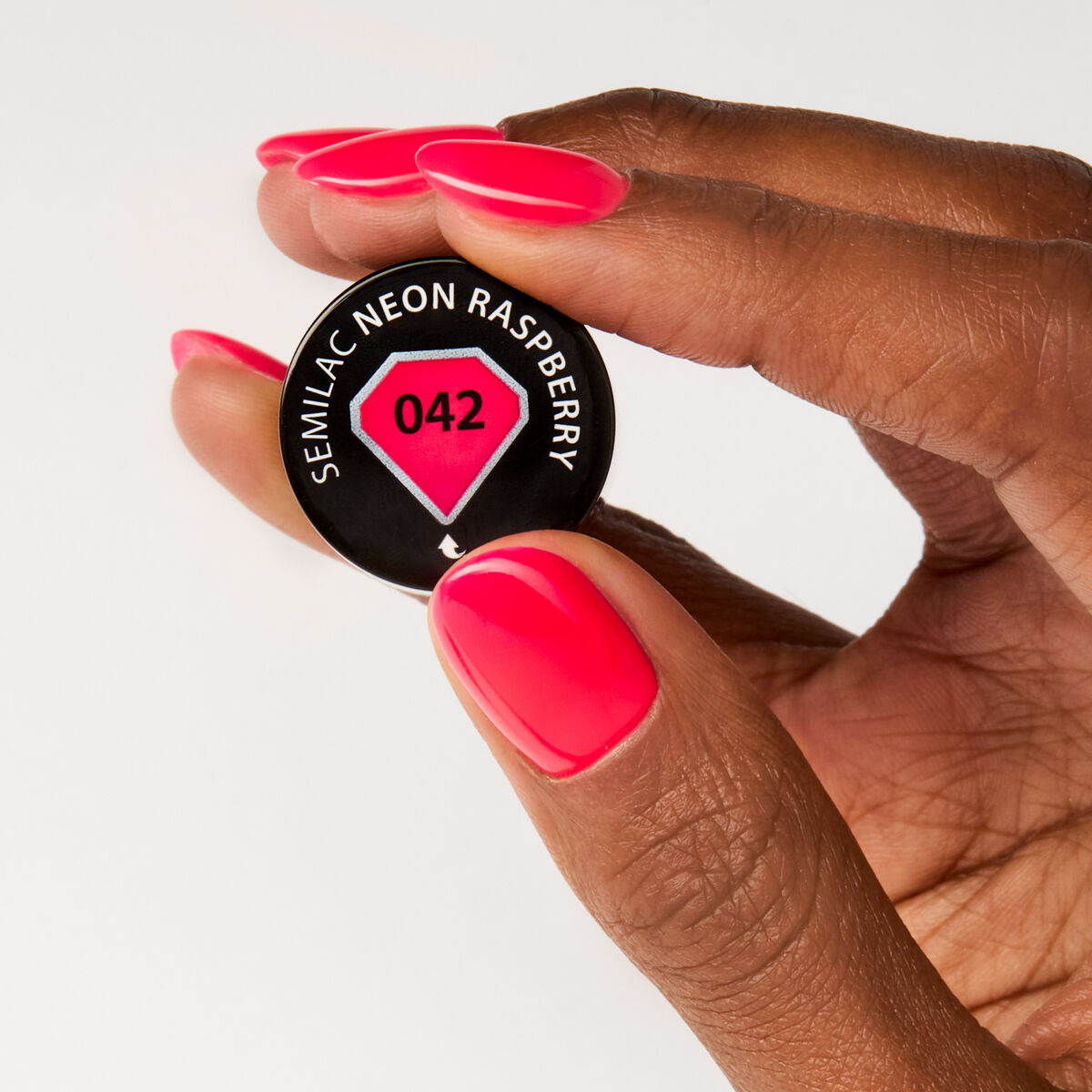 Gelpolish 042 Neon Raspberry - 7 ml-UV Hybrid-Semilac-NR Kosmetik