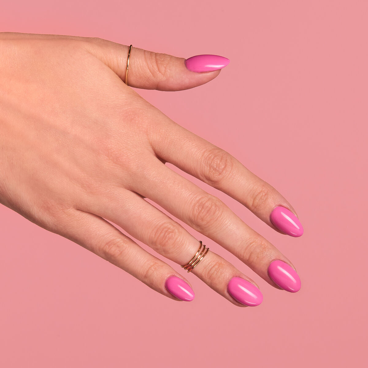 Gelpolish 043 Electric Pink - 7 ml-UV Hybrid-Semilac-NR Kosmetik