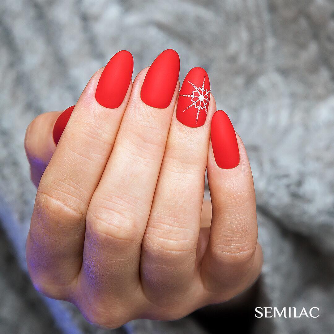 Gelpolish 063 Legendary Red-UV Hybrid-Semilac-7 ml-NR Kosmetik