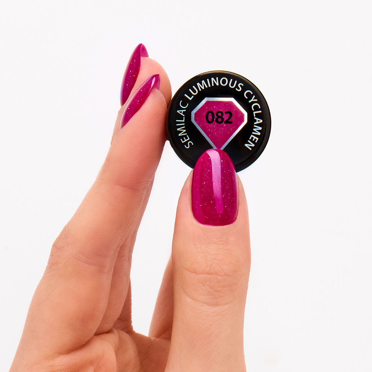 Gelpolish 082 Luminous Cyclamen - 7 ml-UV Hybrid-Semilac-NR Kosmetik