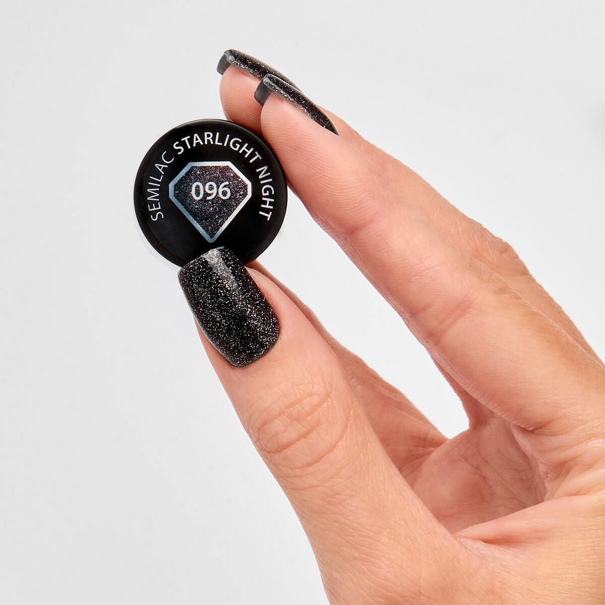 Gelpolish 096 Starlight Night - 7 ml-UV Hybrid-Semilac-NR Kosmetik