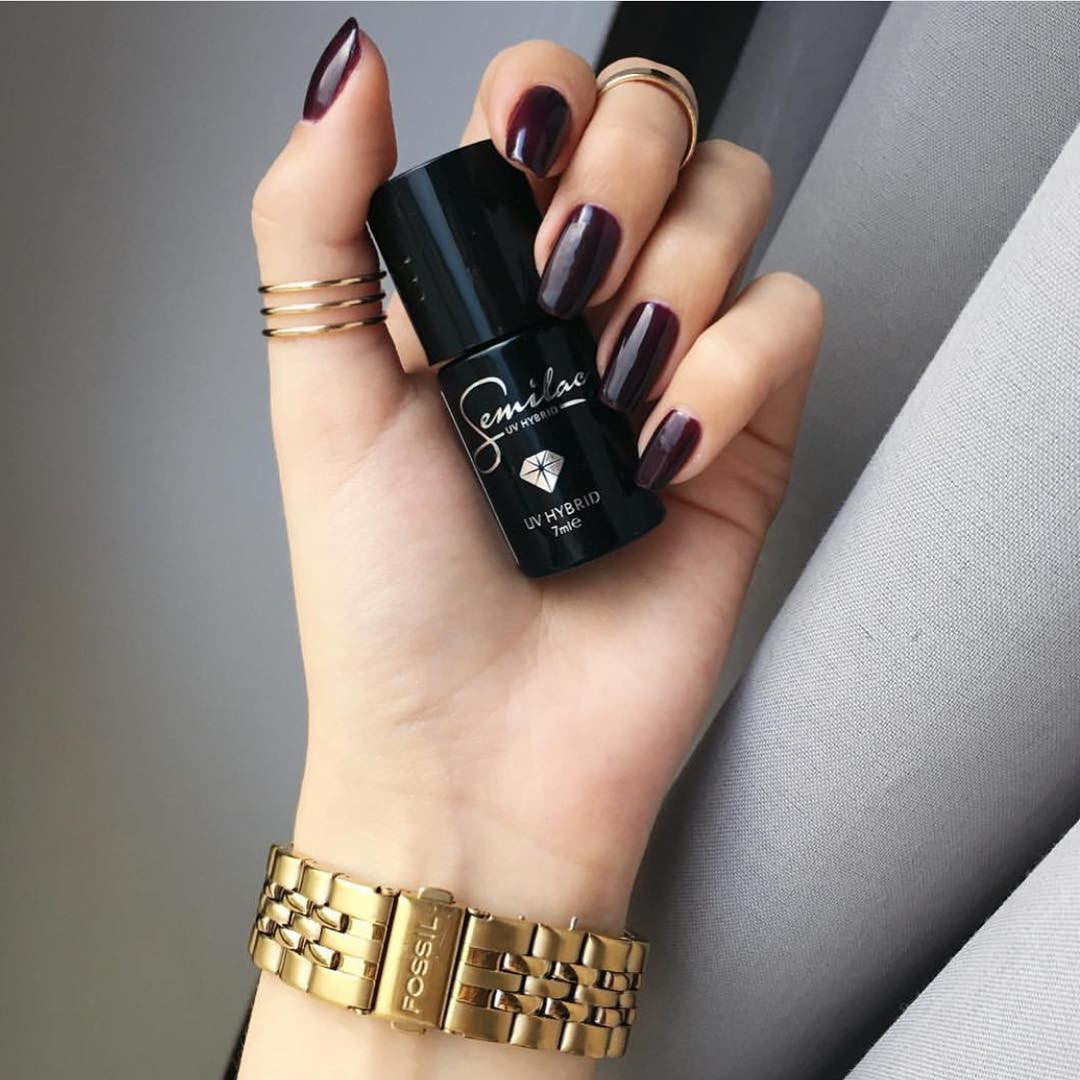 UV Hybrid 099 Dark Purple Wine 7 ml-UV Hybrid-Semilac-NR Kosmetik