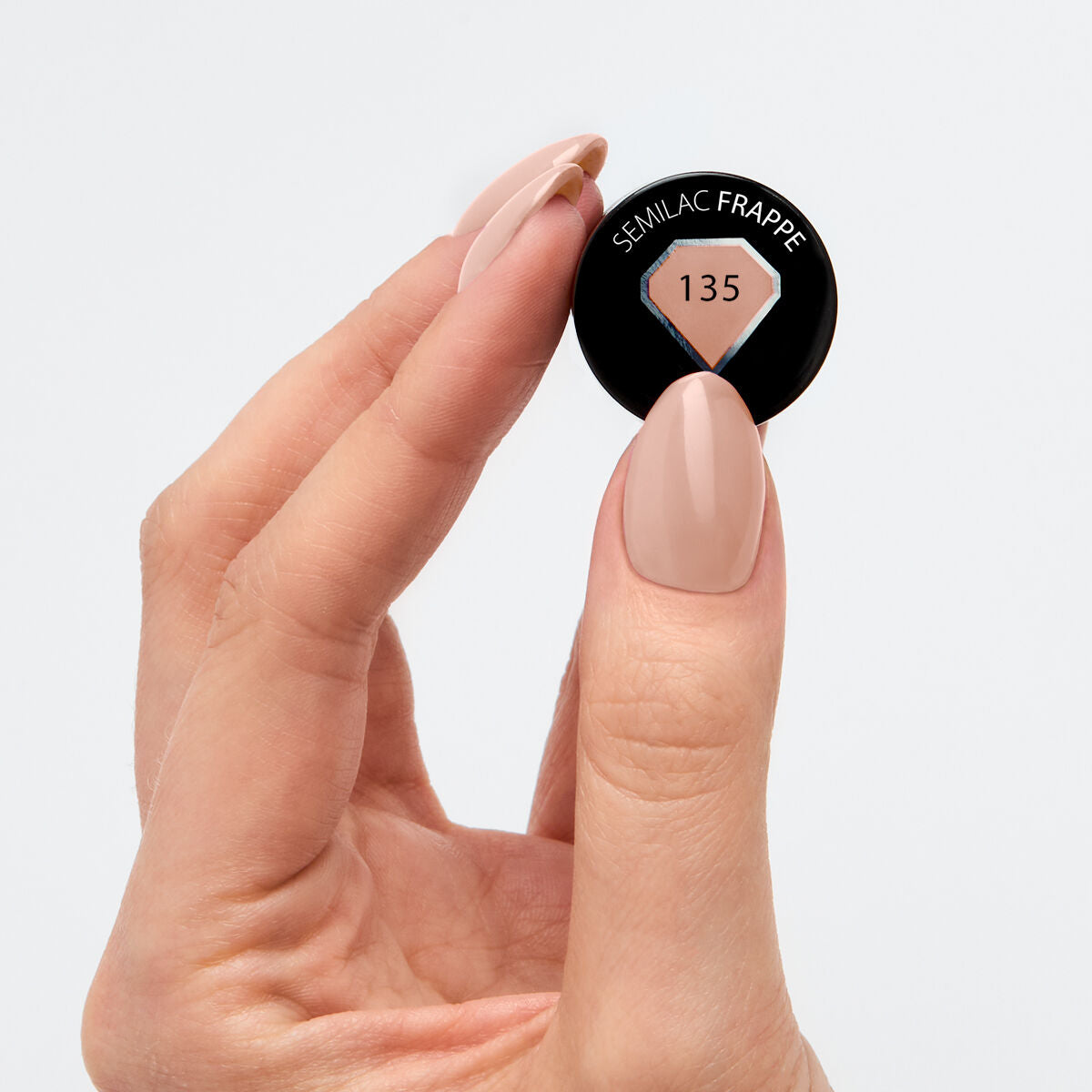 Gelpolish 135 Frappe - 7 ml-UV Hybrid-Semilac-NR Kosmetik