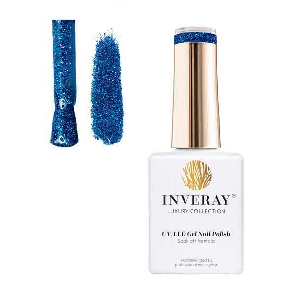 Gelpolish - 161 Aquamarine Sparkle - 10ml-Gelpolish-Inveray-NR Kosmetik