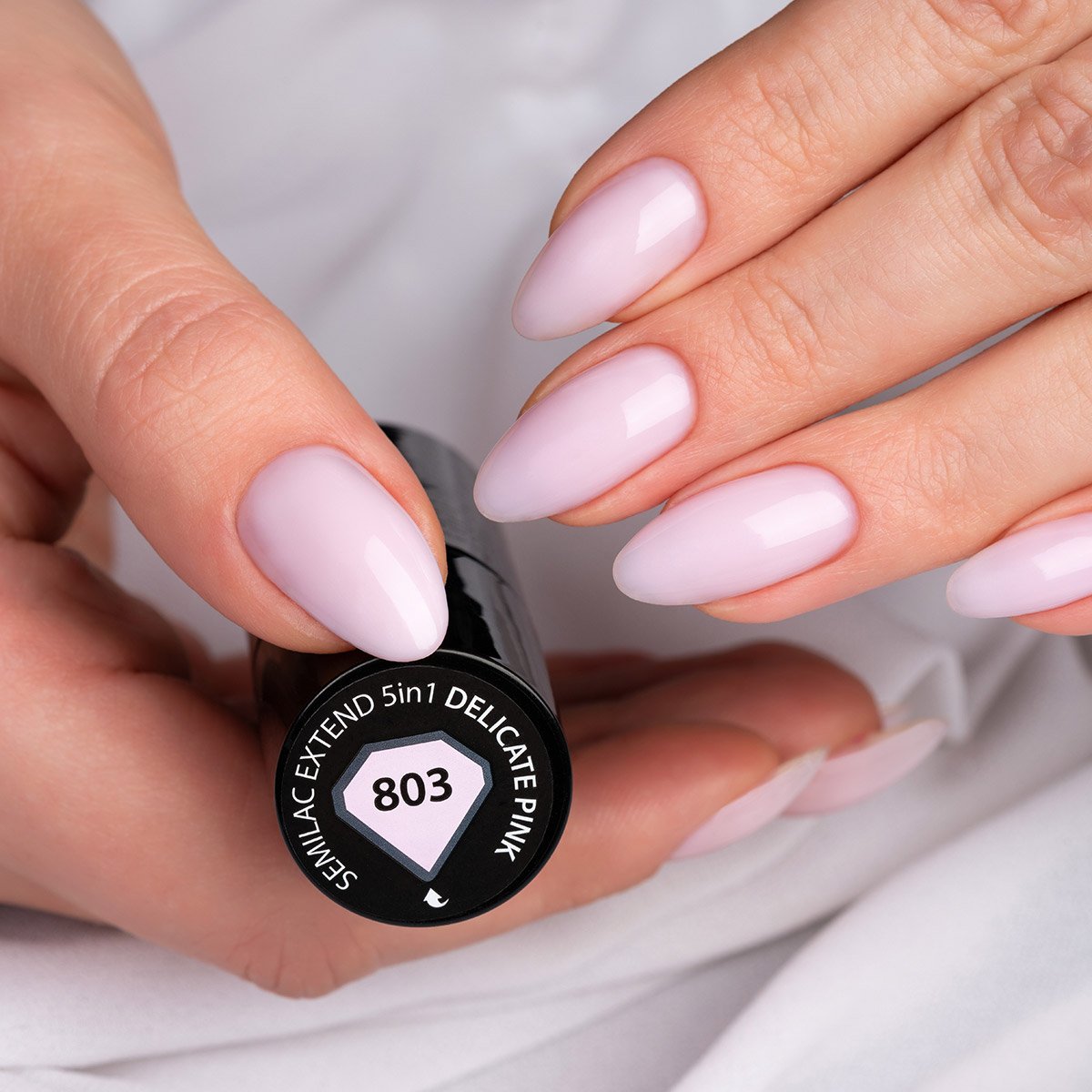 Extend 5i1 Delicate Pink 803 - 7 ml-Gelpolish Opbygning-Semilac-NR Kosmetik
