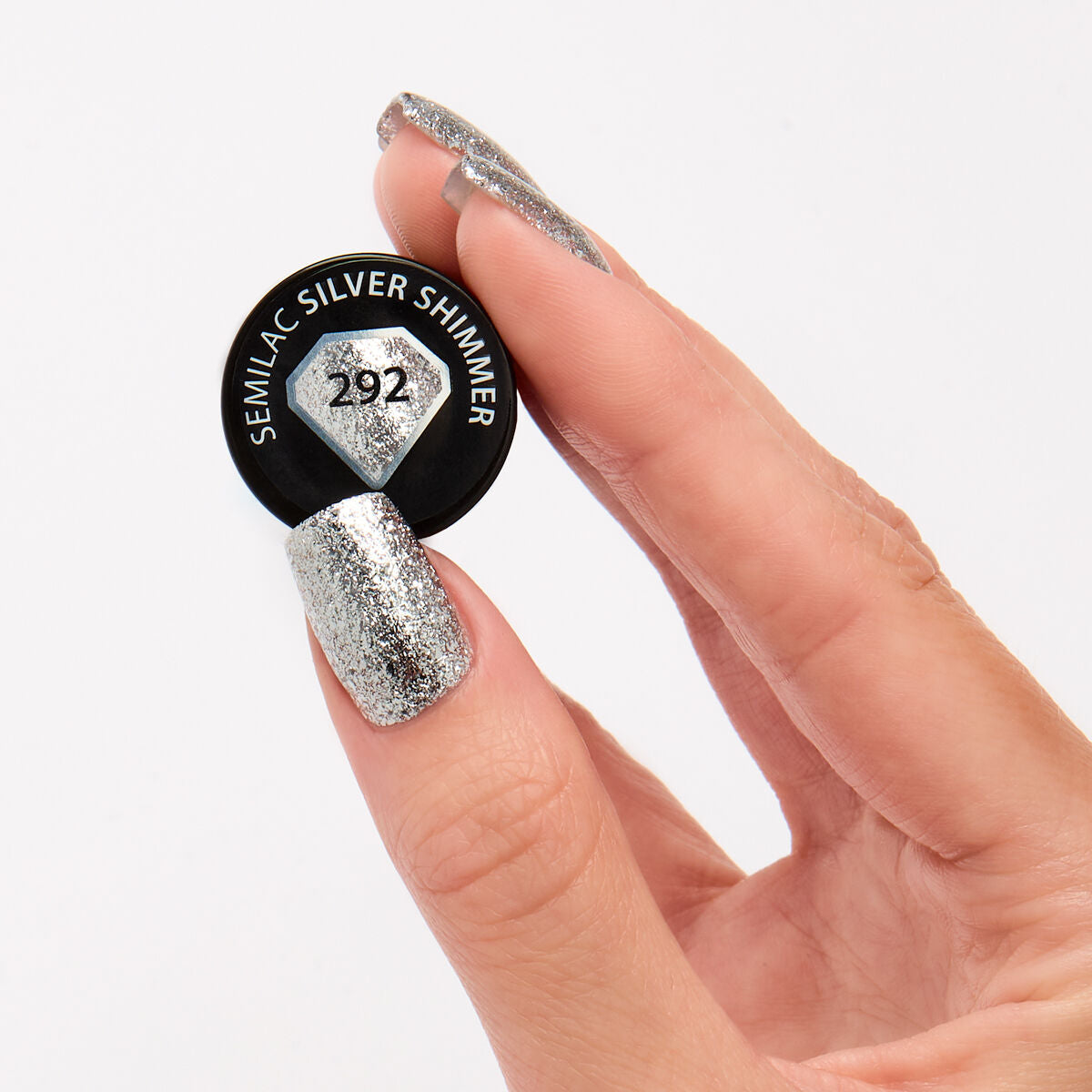 UV Hybrid 292 Silver Shimmer 7 ml-UV Hybrid-Semilac-NR Kosmetik