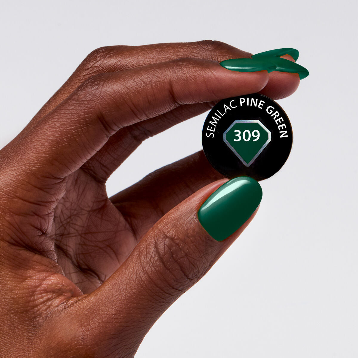 Gelpolish 309 Pine Green - 7 ml-UV Hybrid-Semilac-NR Kosmetik