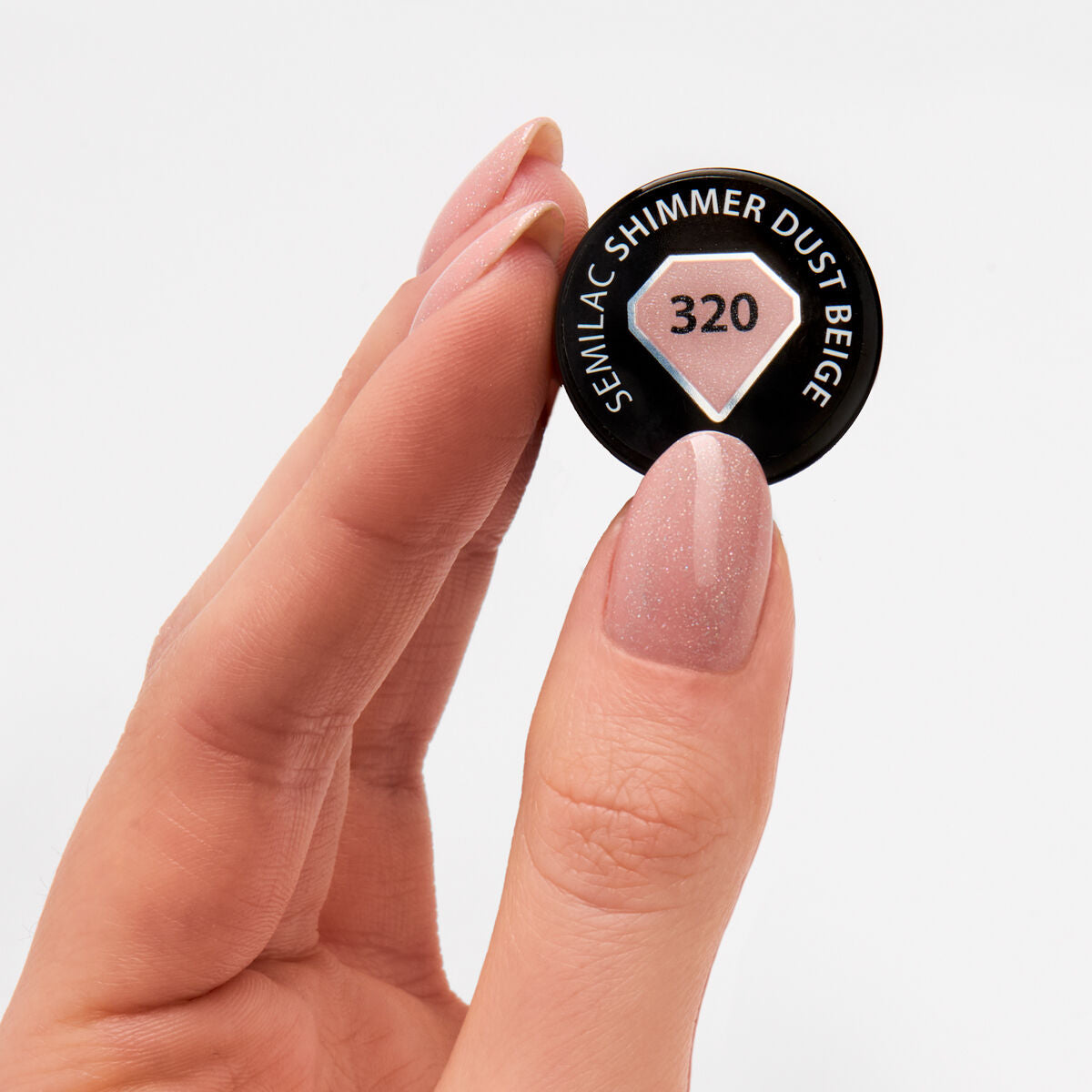 Gelpolish 320 Shimmer Dust Beige - 7 ml-UV Hybrid-Semilac-NR Kosmetik