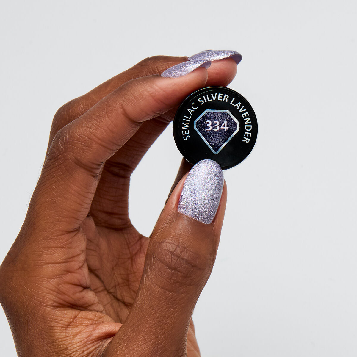 UV Hybrid 334 Silver Lavender - Magnetic Glow 7 ml-CAT EYE-Semilac-NR Kosmetik