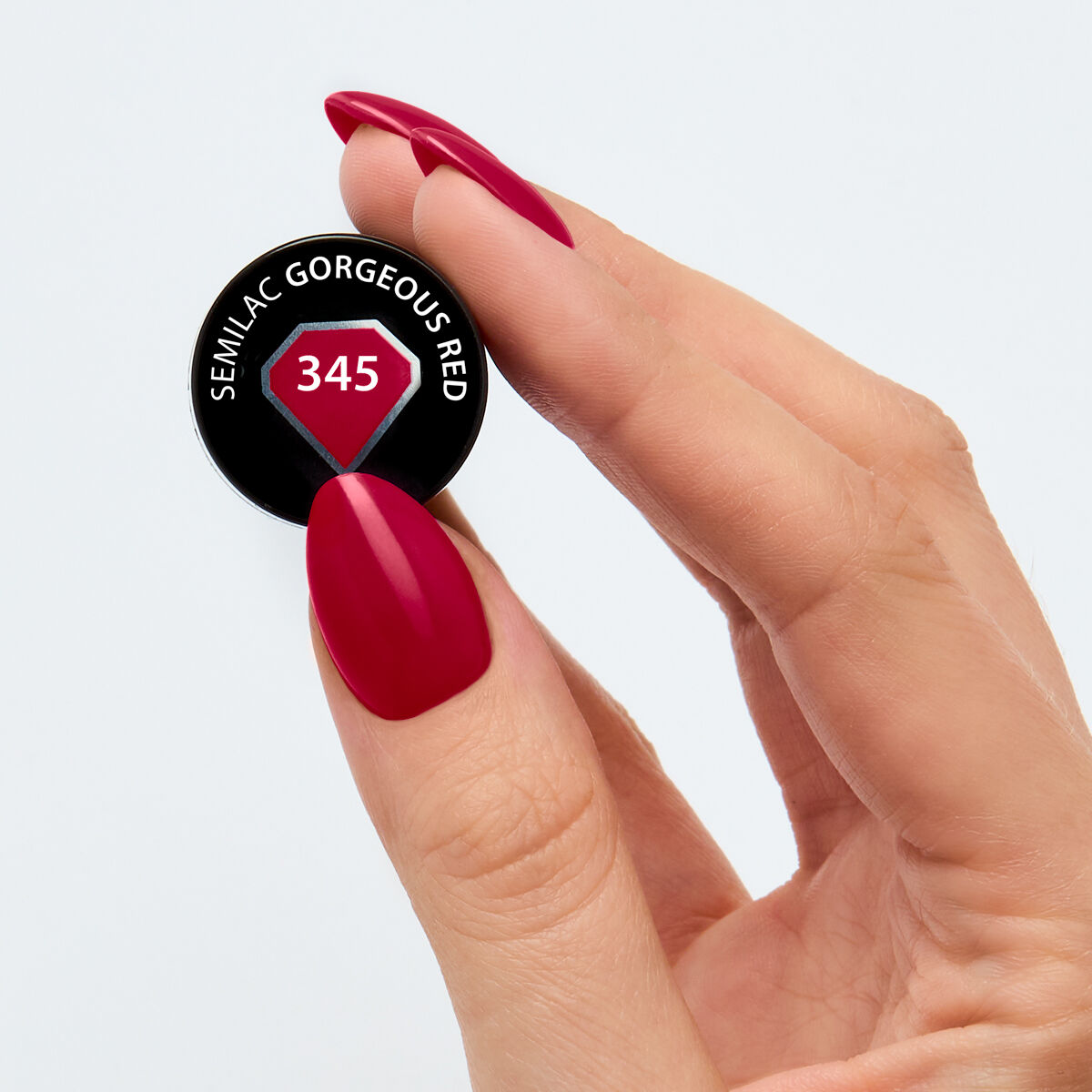 UV Hybrid 345 Gorgeous Red 7 ml-UV Hybrid-Semilac-NR Kosmetik