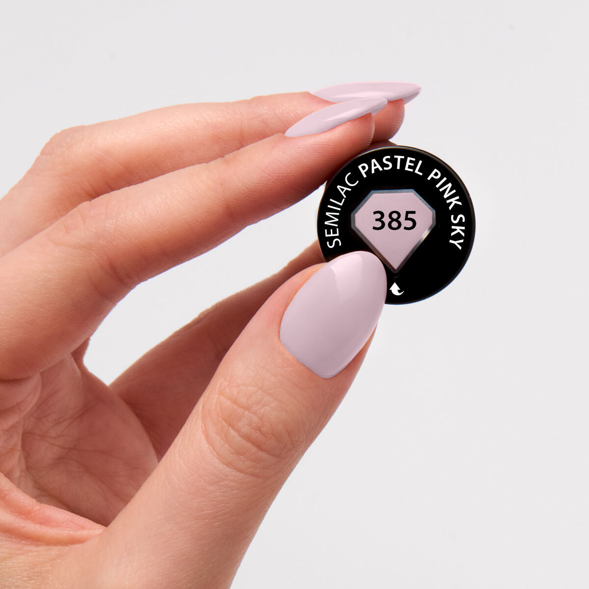 Gelpolish 385 Pastel Pink Sky - 7 ml-UV Hybrid-Semilac-NR Kosmetik